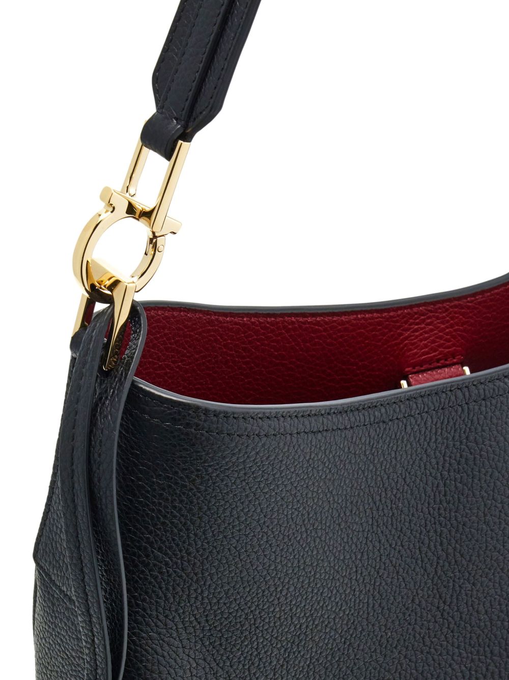 Ferragamo Medium Leather Hobo Handbag