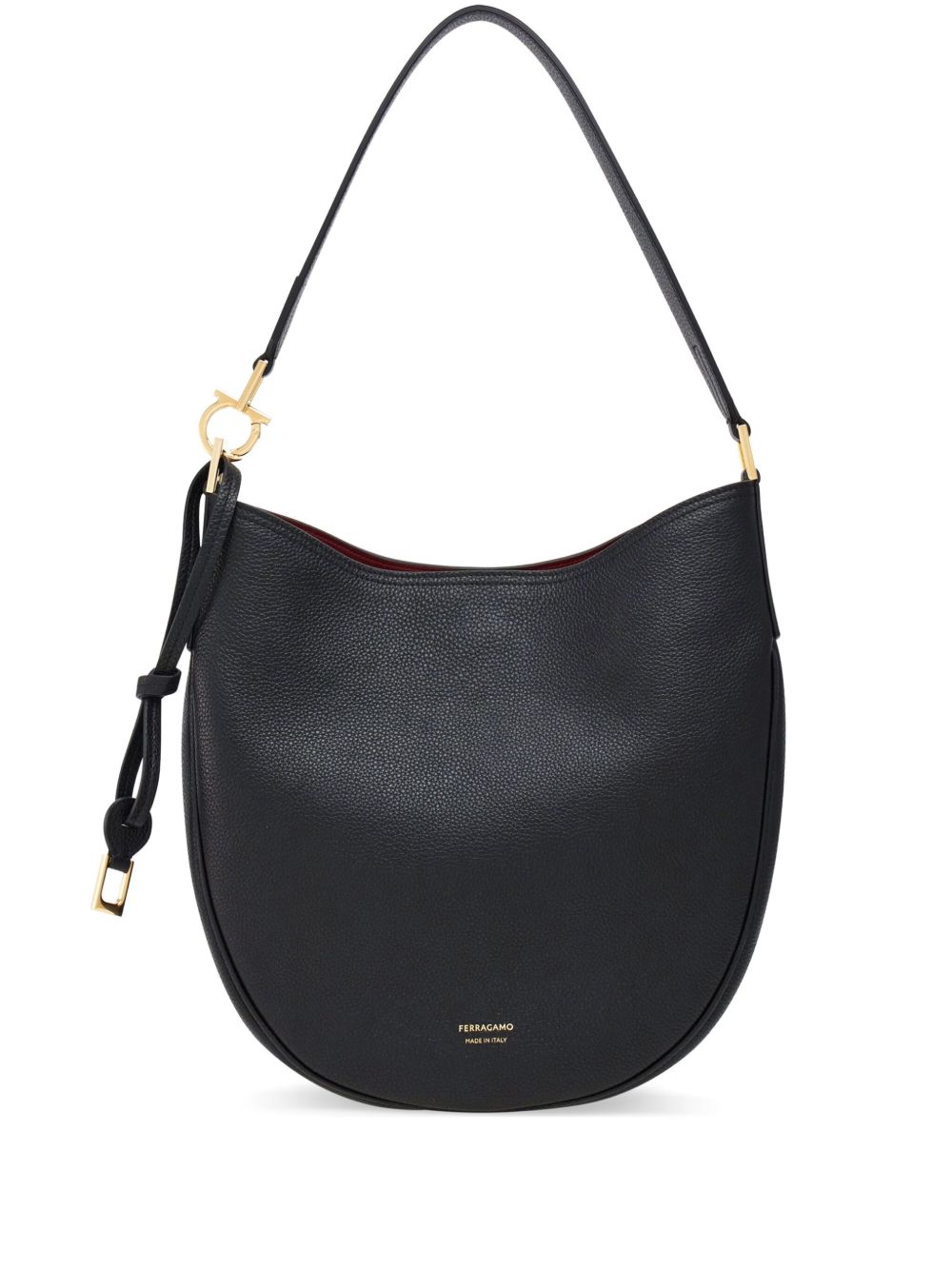 Ferragamo Medium Leather Hobo Handbag