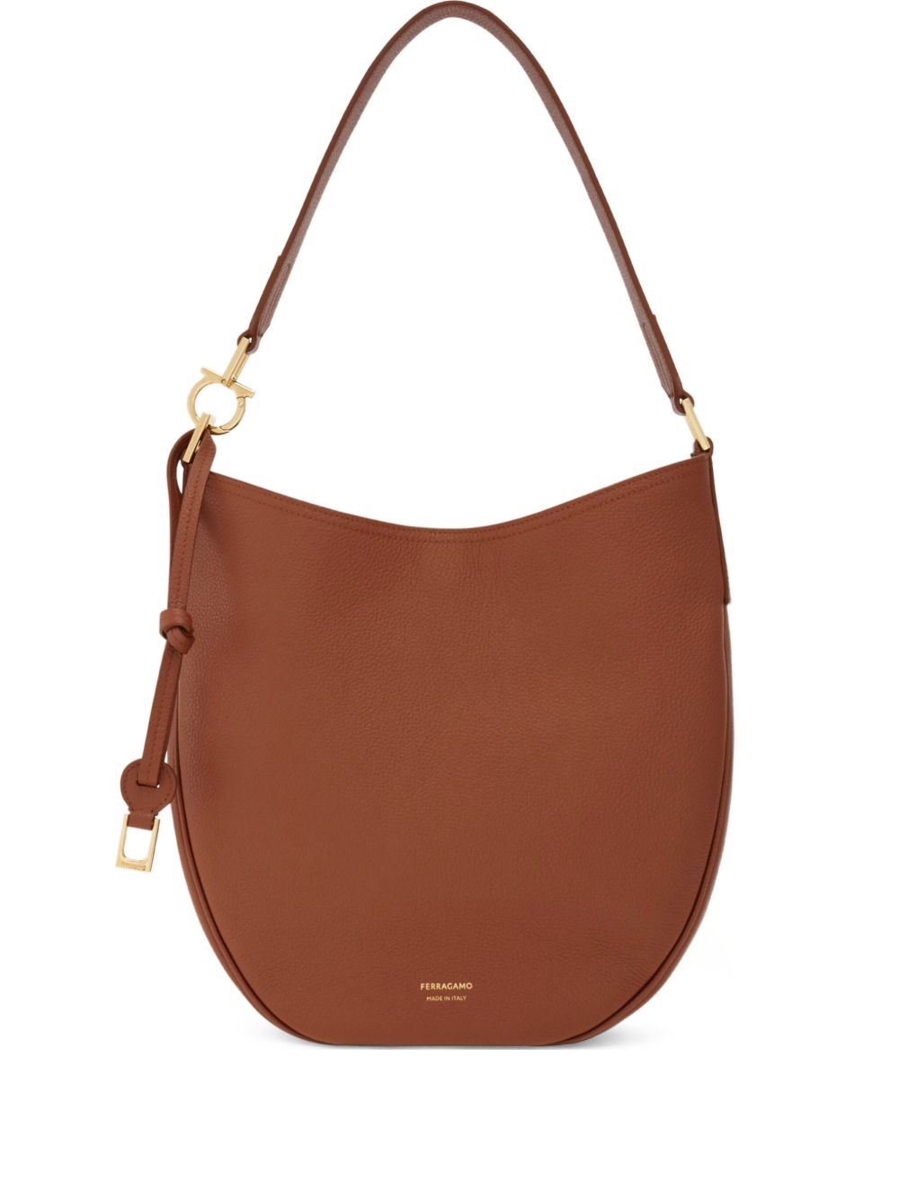 Ferragamo Medium Leather Hobo Handbag