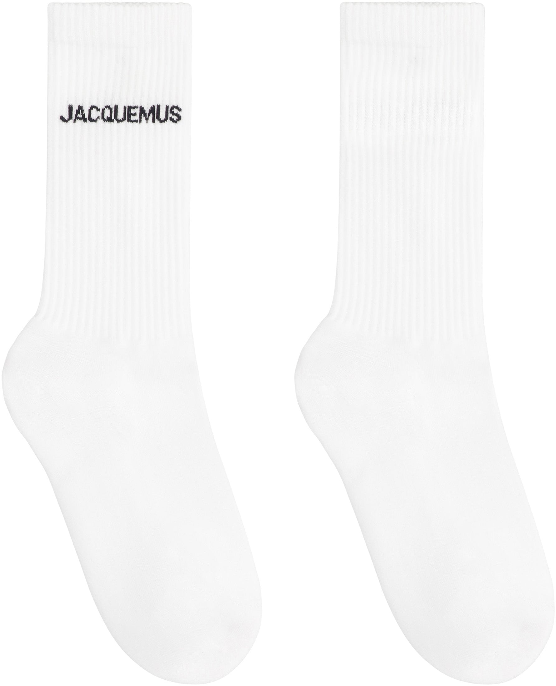 JACQUEMUS Logo Cotton Blend Socks