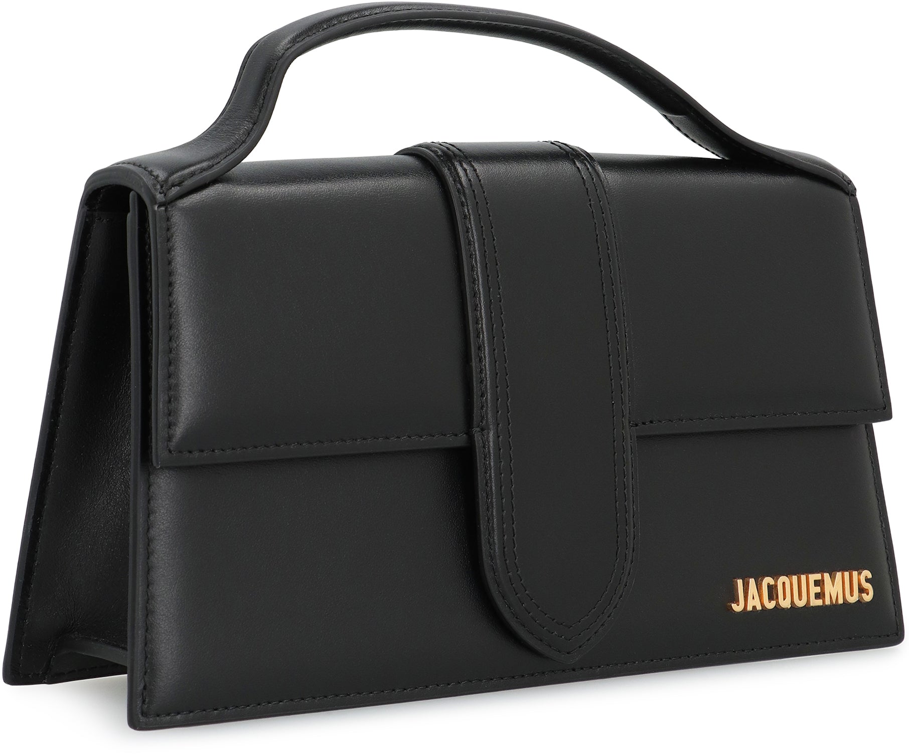 JACQUEMUS Mini Leather Handbag with Top Handle
