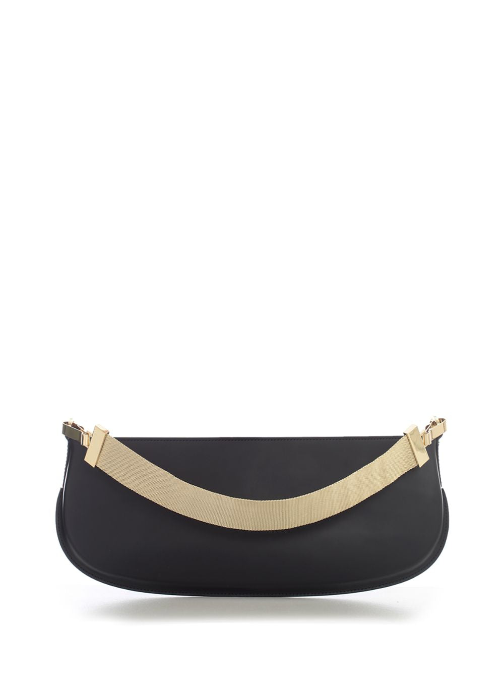 BY FAR Mini Smooth Leather Shoulder Handbag