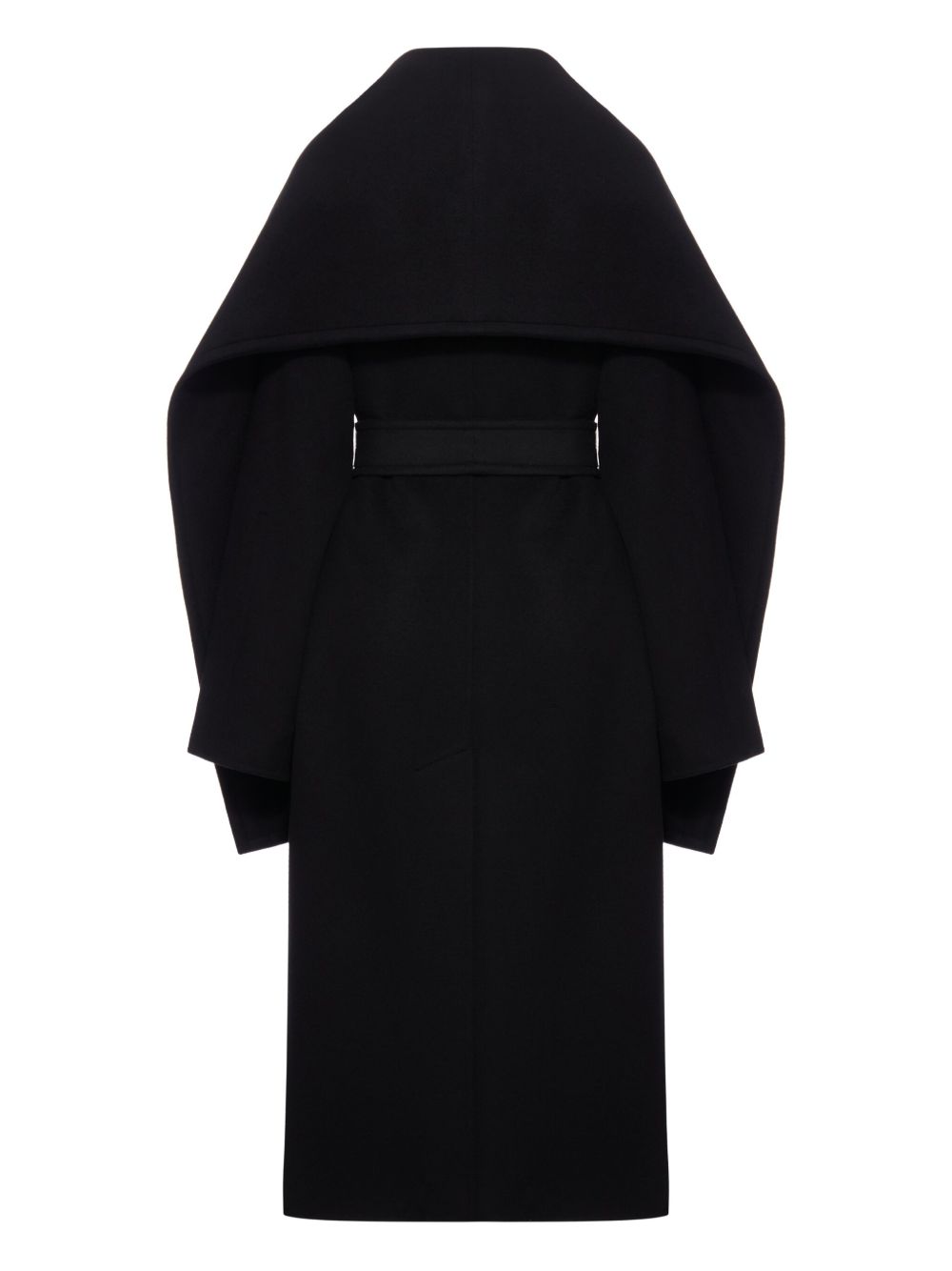 MAX MARA SPORTMAX Wool Jacket with Scarf Collar and Belted Waist for Women