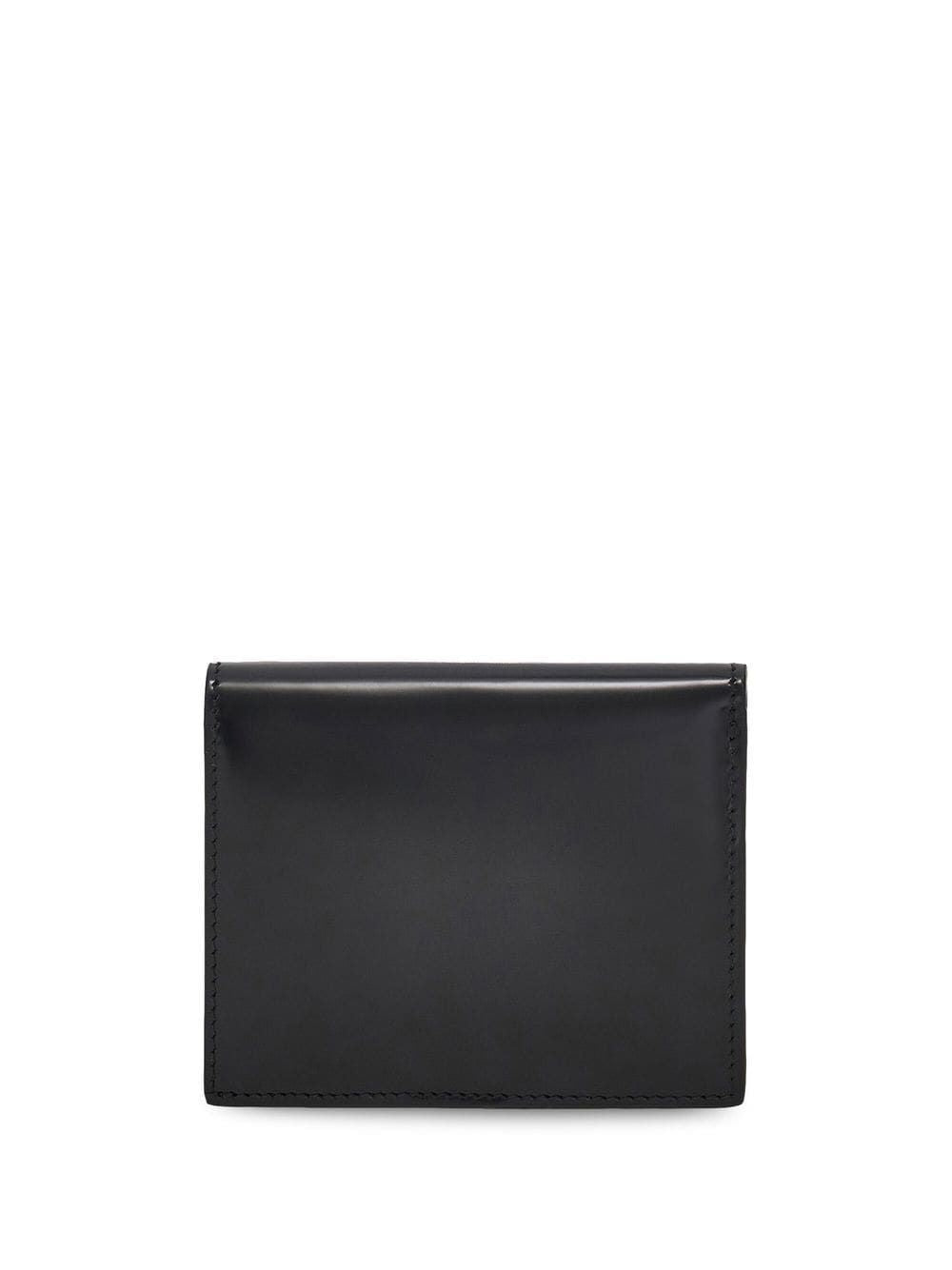 Ferragamo Mini Wallet with Gancini Hook Closure in Patent Leather