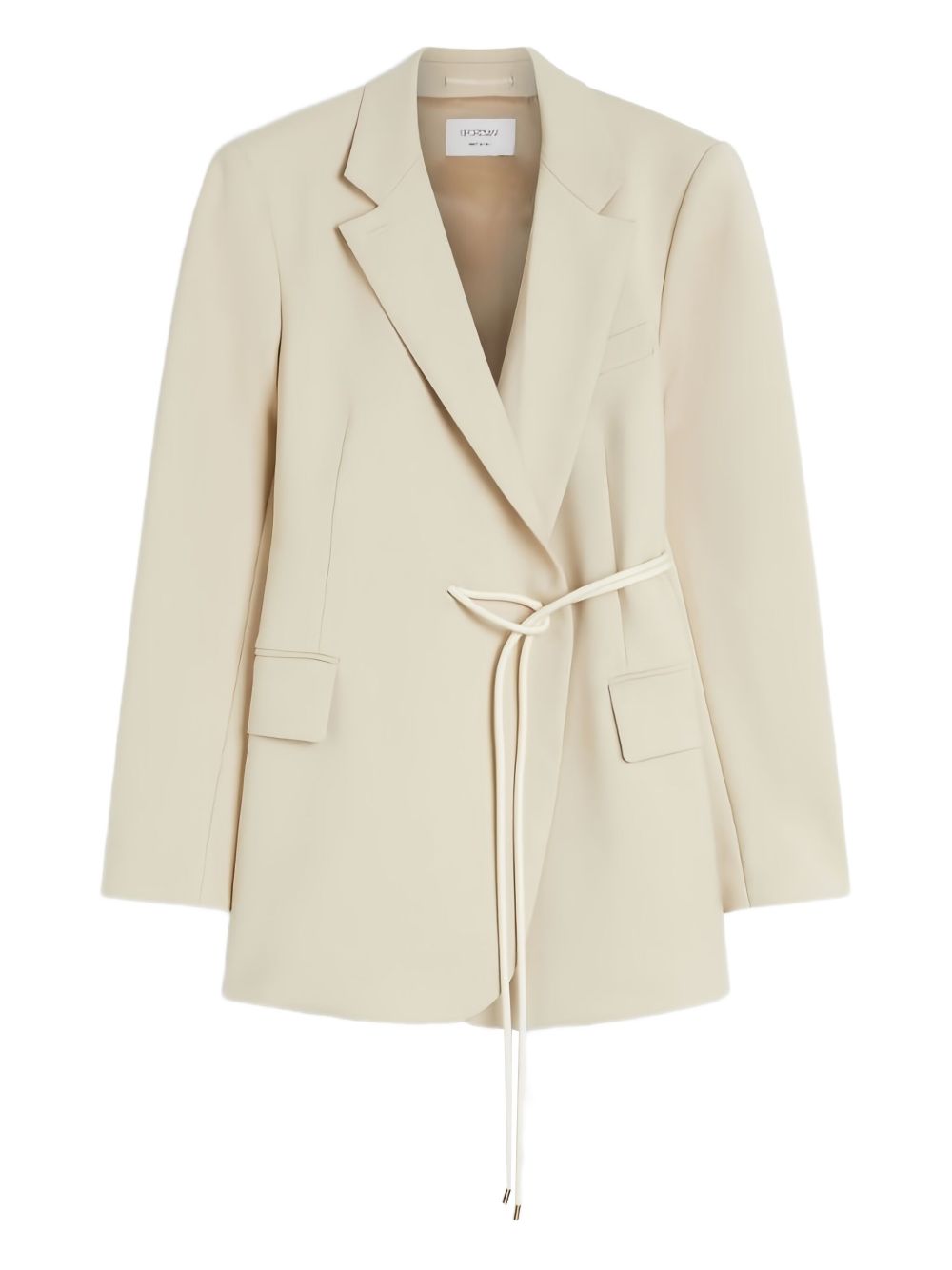 MAX MARA SPORTMAX Wool Jacket with Knotted Self-Tie Belt for Women