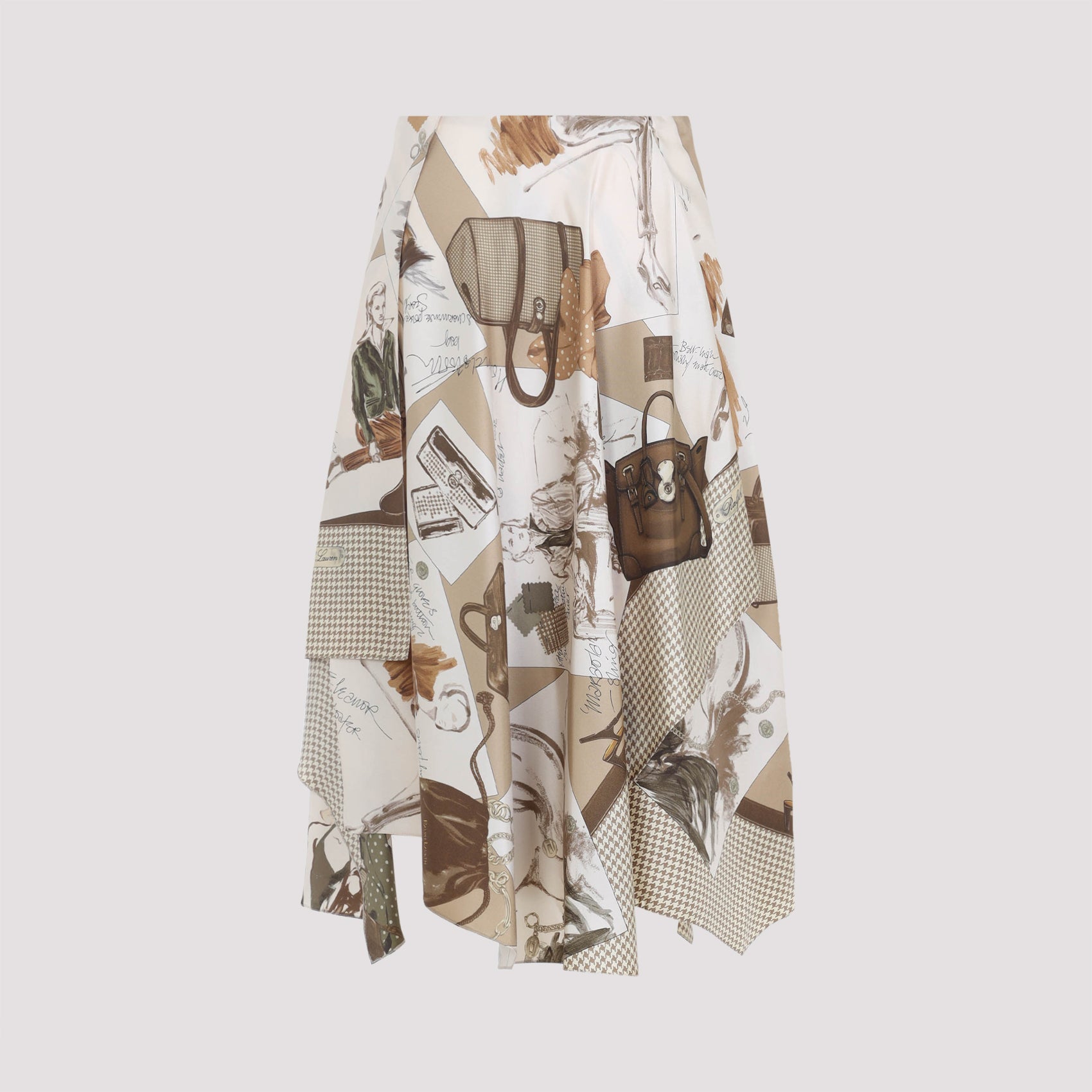 RALPH LAUREN COLLECTION Glenn Knee Midi Skirt