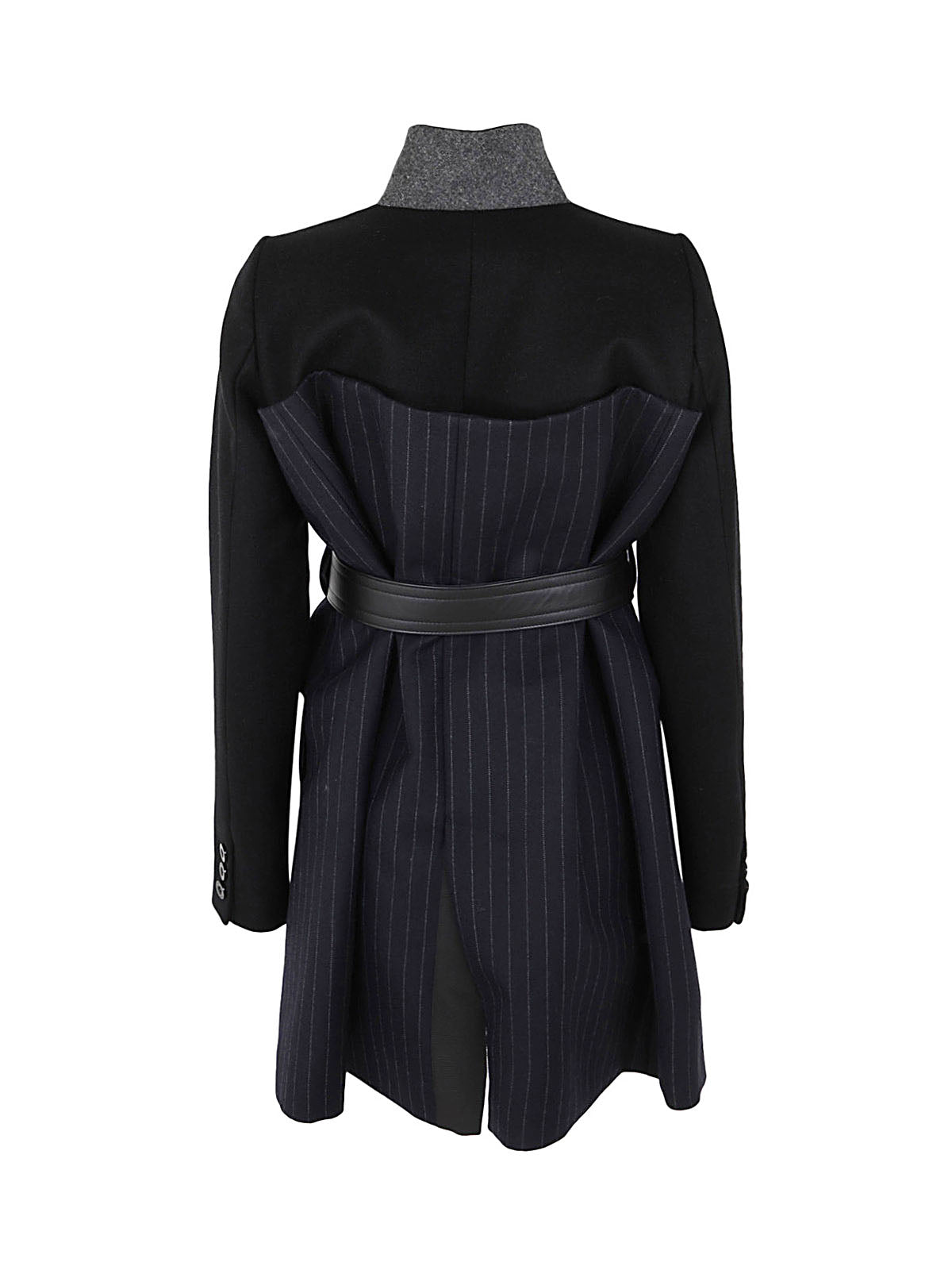 SACAI Chic Striped Wool Jacket for Women