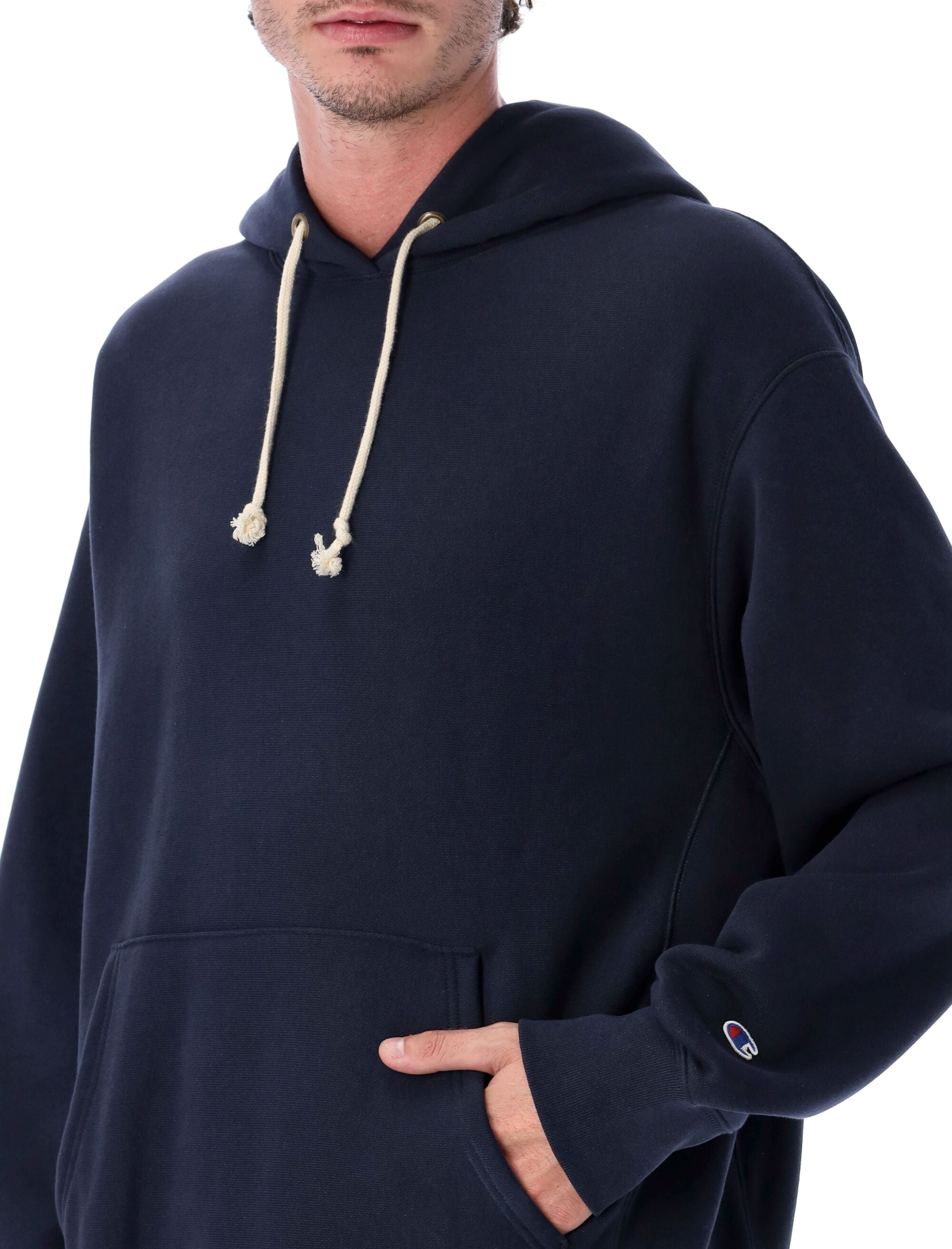 CHAMPION REVERSE WEAVE Men's Mini Reverse Weave Patch Hoodie