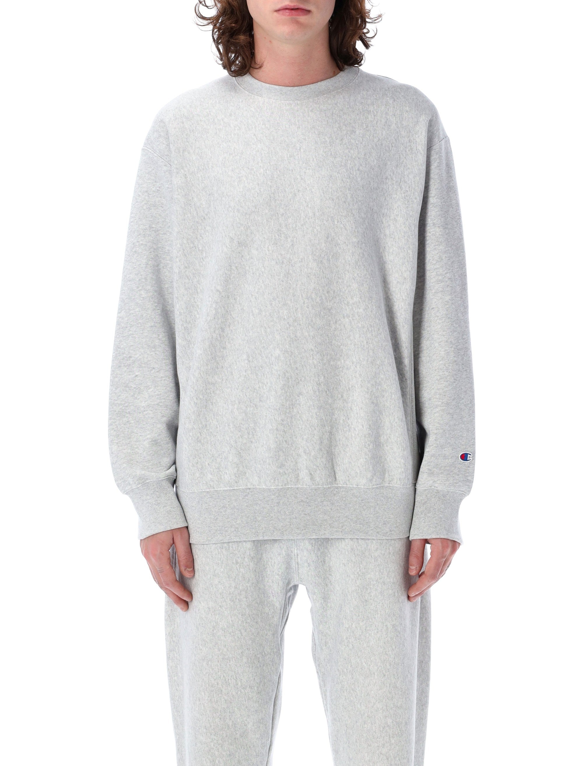 CHAMPION REVERSE WEAVE Reverse Weave Crewneck Patch Sweatshirt