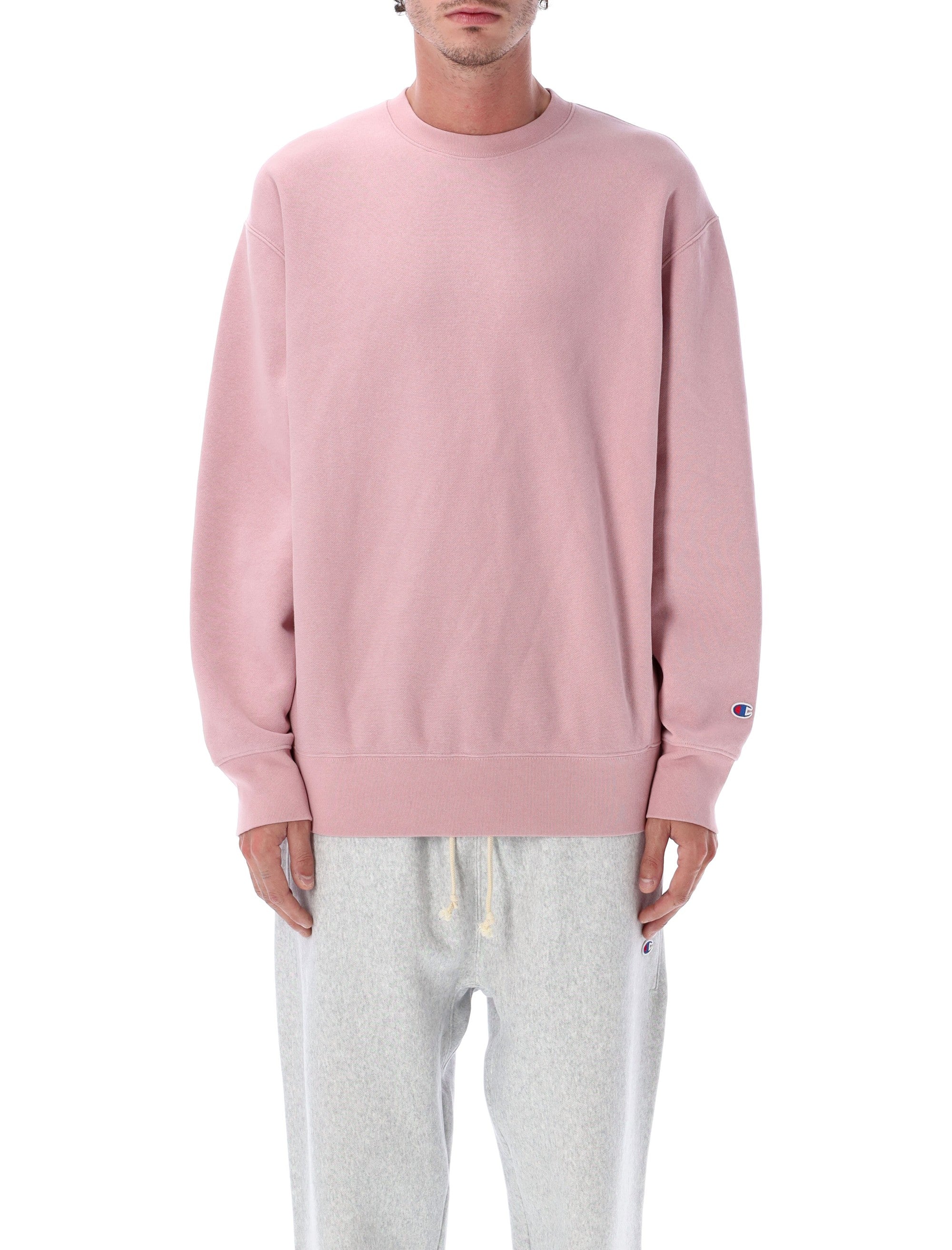 CHAMPION REVERSE WEAVE Reverse Weave Crewneck Patch Sweatshirt