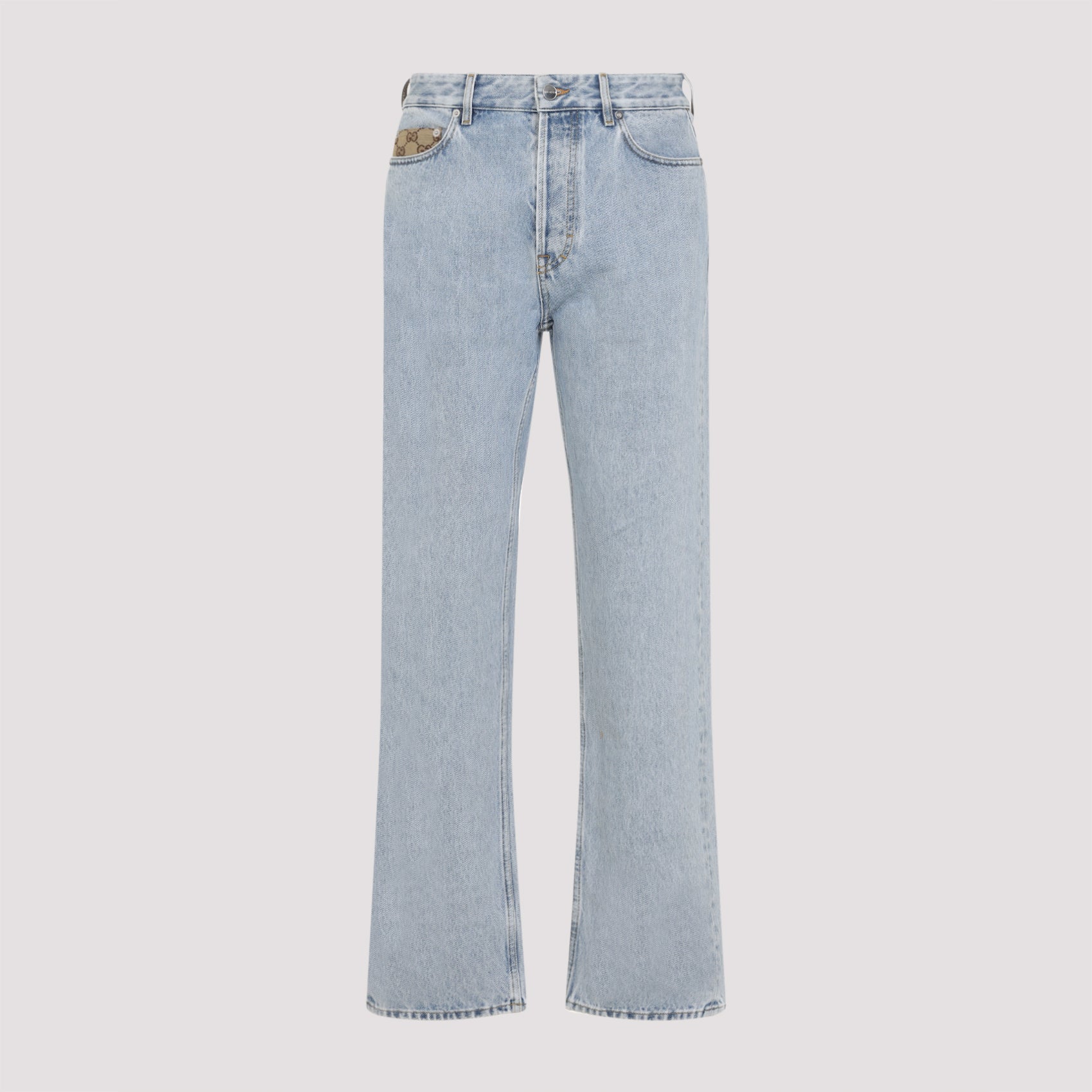 GUCCI Cotton Regular & Straight Leg Jeans for Men