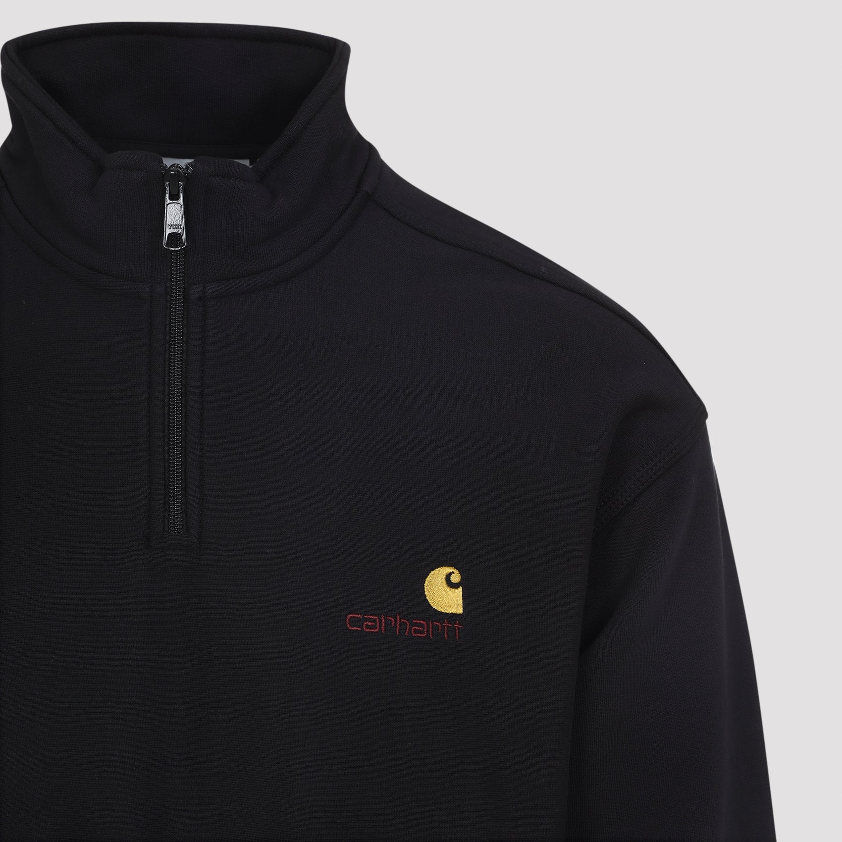 CARHARTT WIP Half Zip American Script Sweatshirt for Men - Fall/Winter 2025