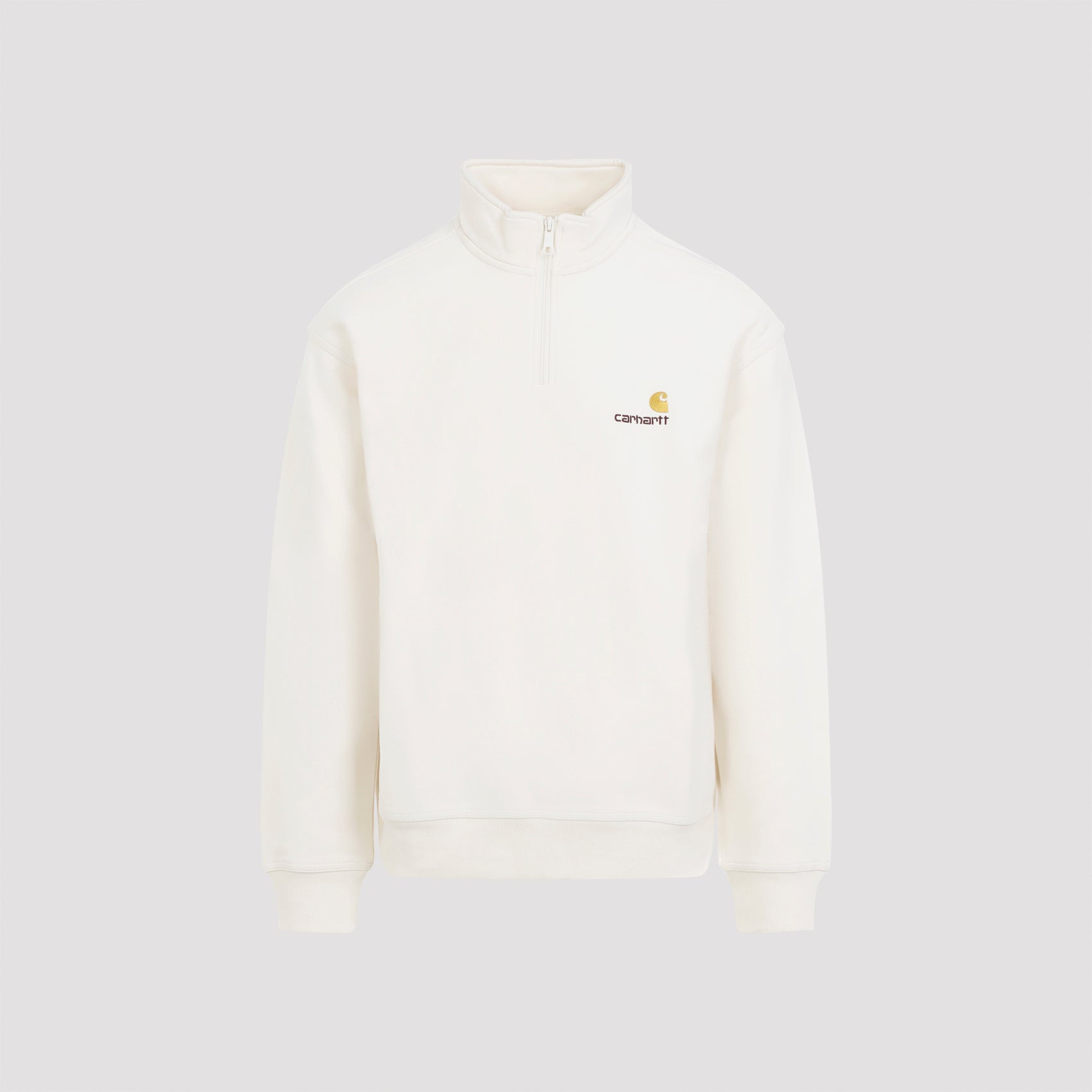 CARHARTT WIP Half Zip American Script Sweatshirt for Men