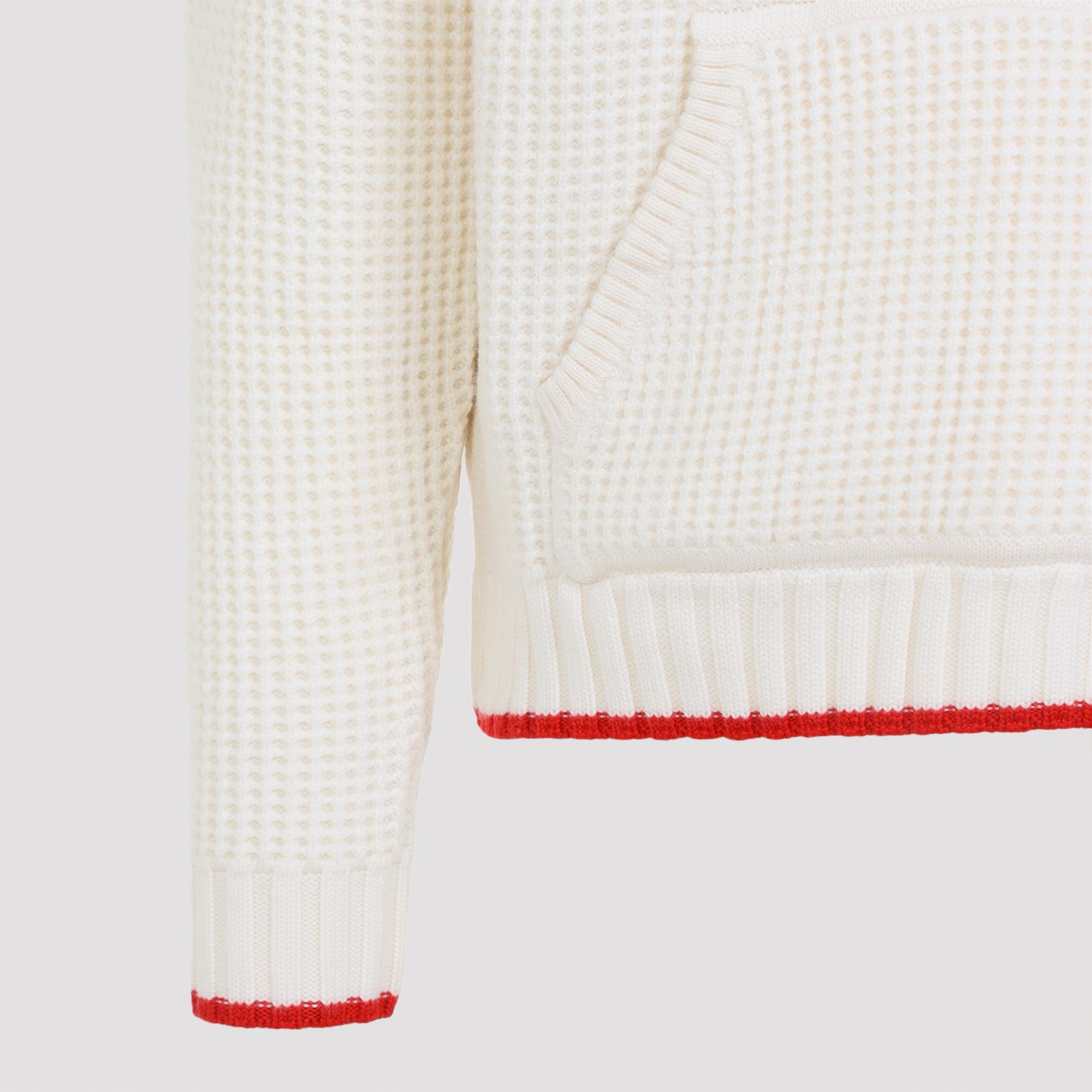 CASABLANCA Waffle Hoodie for Men - FW25 Season