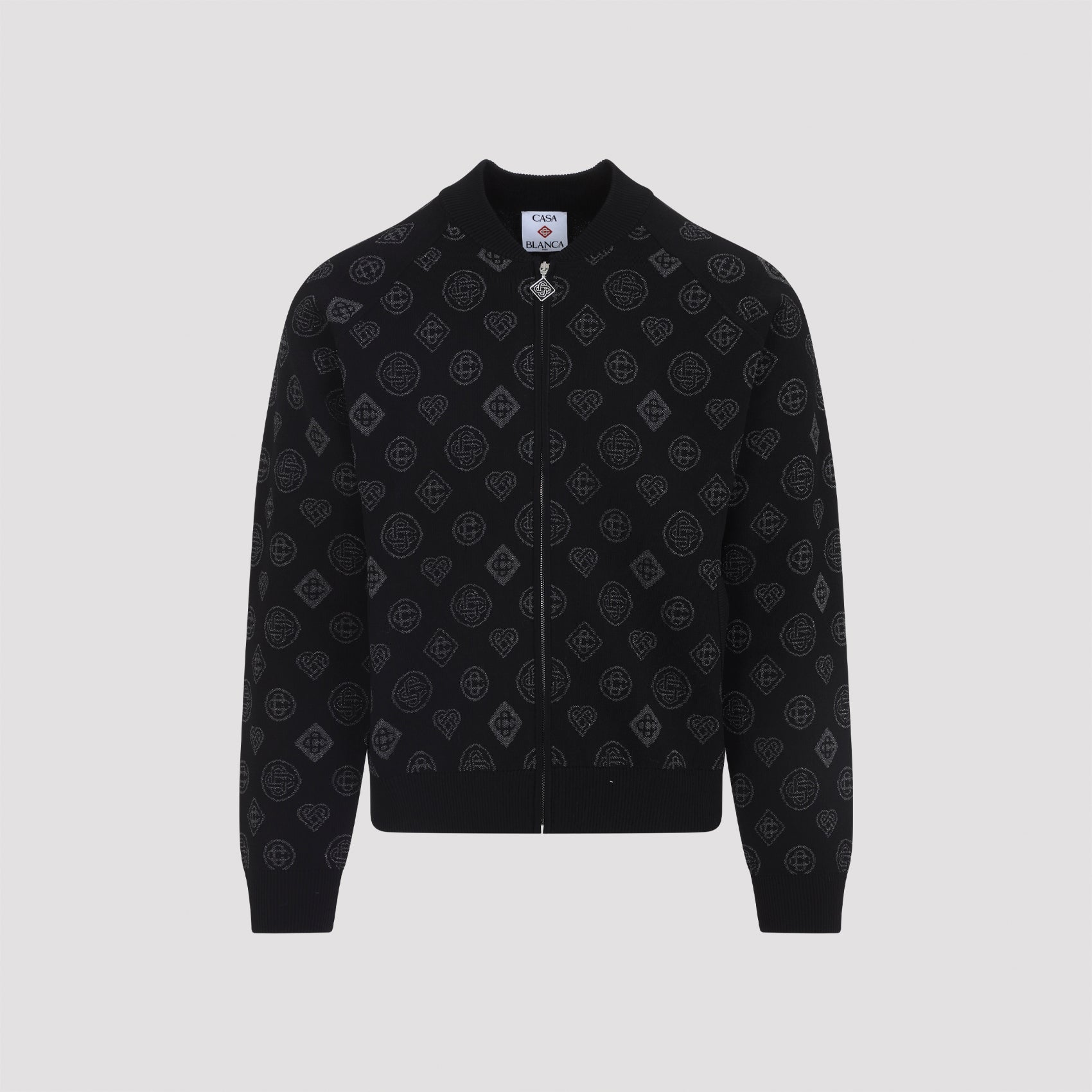 CASABLANCA City Jacquard Bomber Jacket for Men - FW25