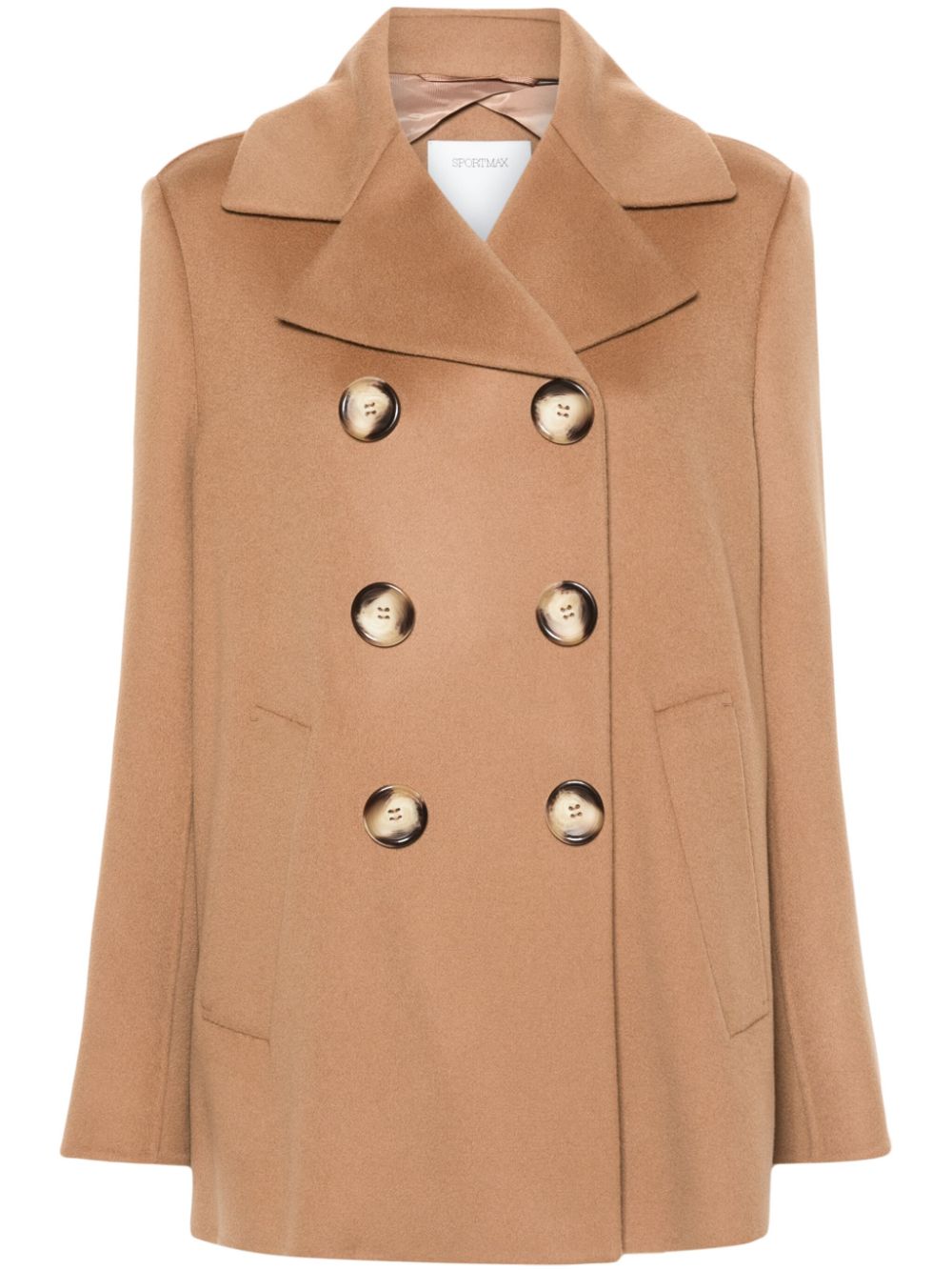 MAX MARA SPORTMAX Wool Jacket with Notched Collar for Women