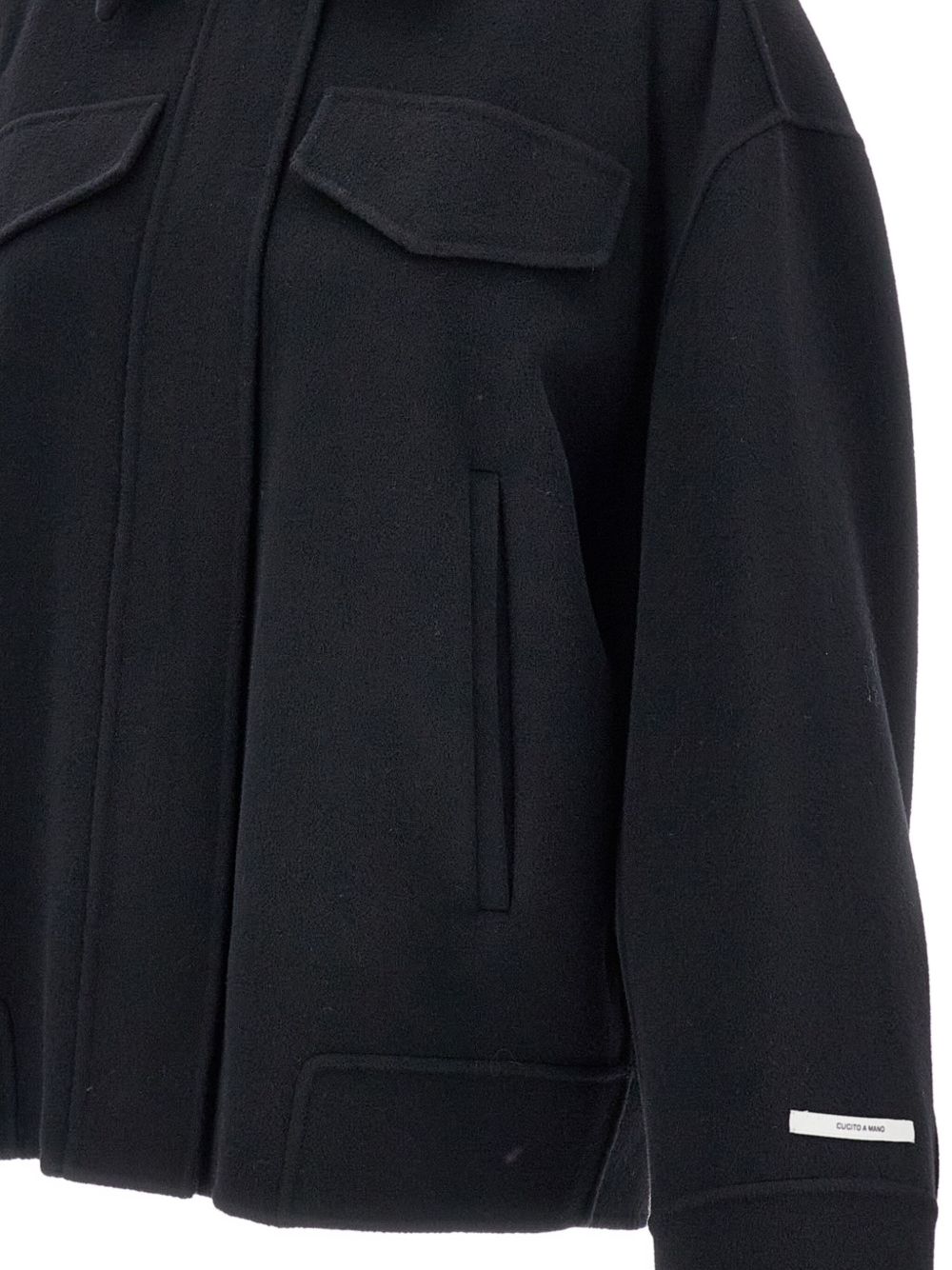 MAX MARA SPORTMAX Wool Jacket with Chest Flap Pockets for Women