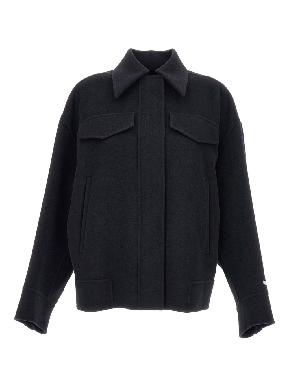 MAX MARA SPORTMAX Wool Jacket with Chest Flap Pockets for Women