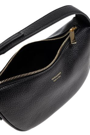 Ferragamo Mini Leather Handbag with Top Zip Fastening