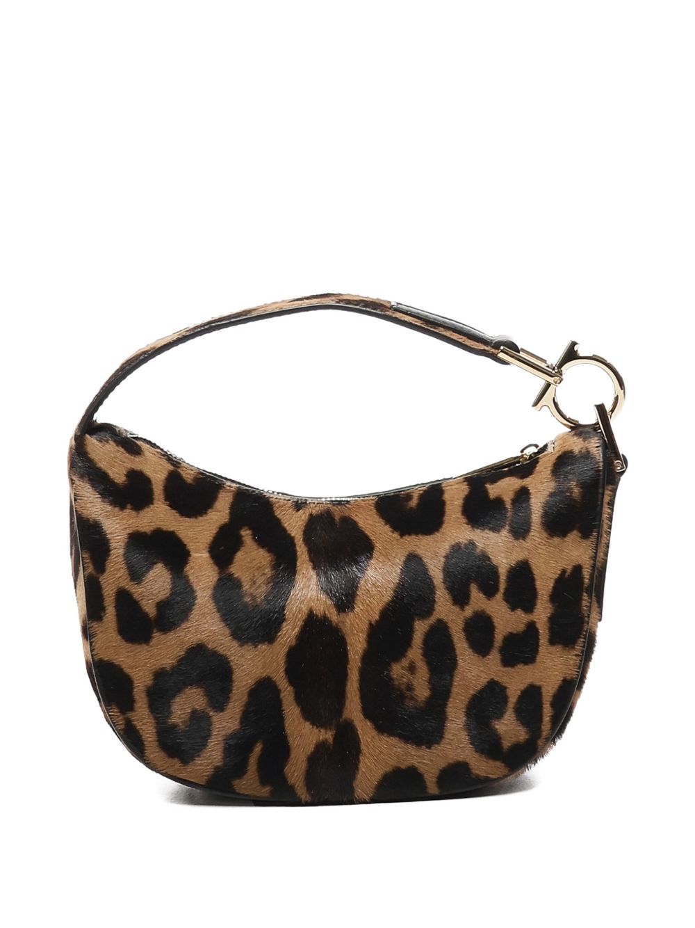 Ferragamo Leather Smile Handbag - Women's Mini Design - FW25