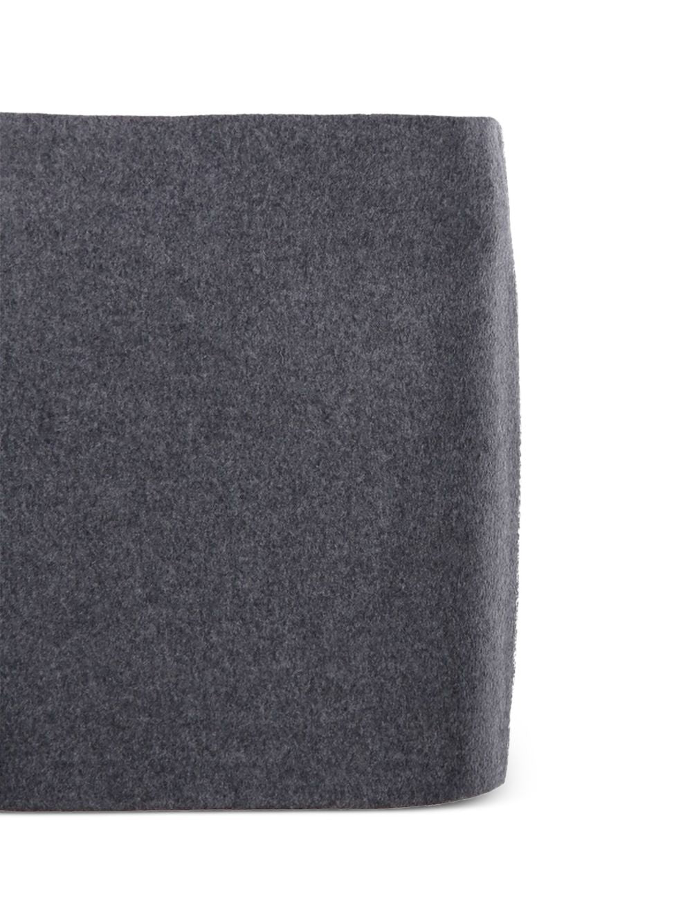 MAX MARA SPORTMAX Wool Skirt with Straight Hem and Rear Zip Fastening