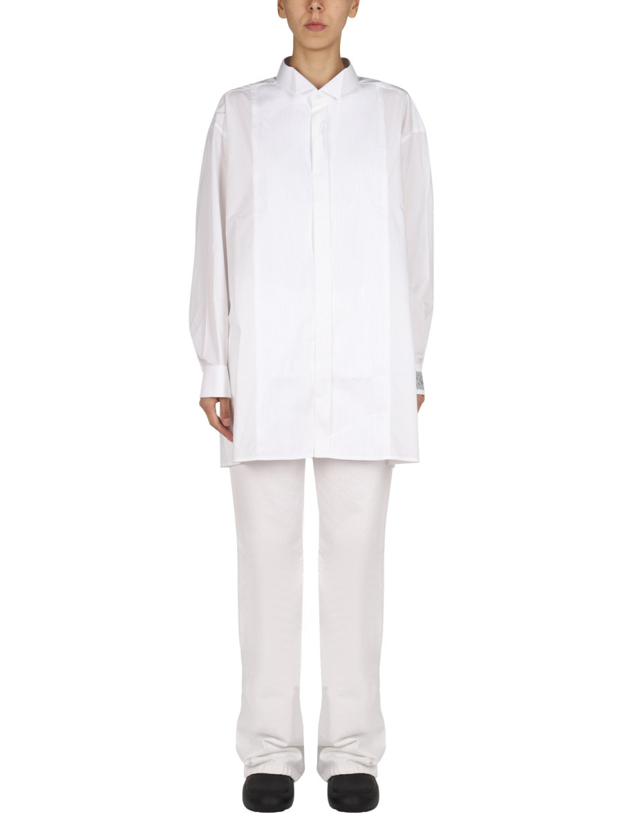 RAF SIMONS Classic Logo Patch Shirt