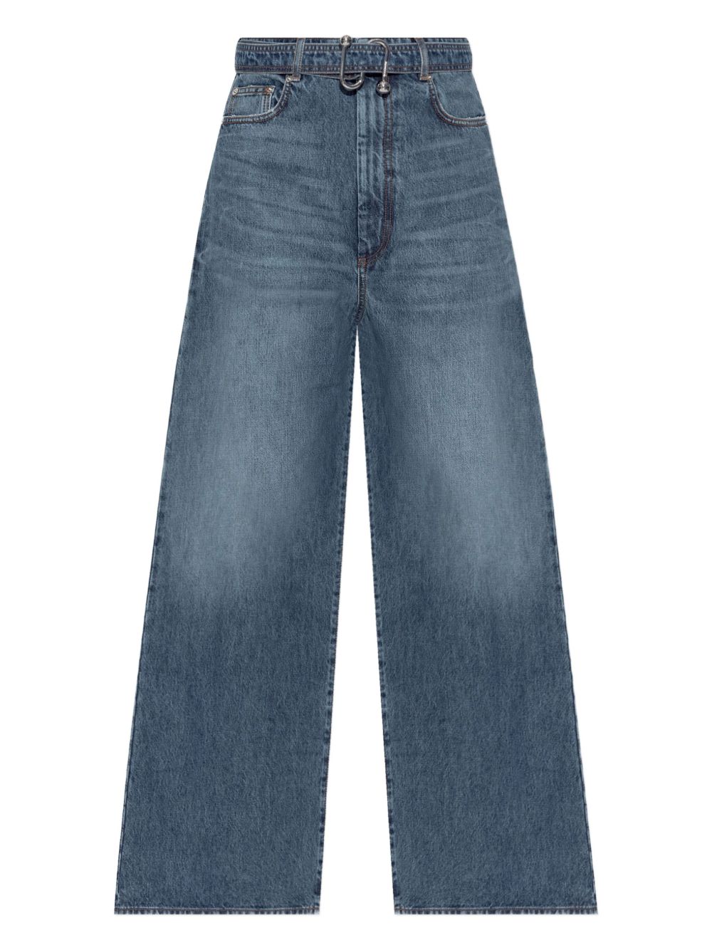 MAX MARA SPORTMAX Wide-Leg High-Rise Cotton Denim Jeans