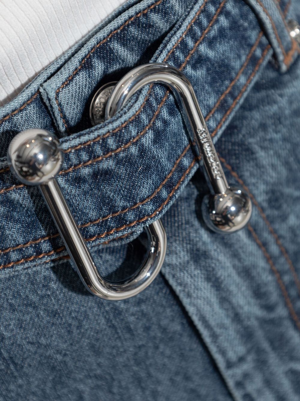 MAX MARA SPORTMAX Wide-Leg High-Rise Cotton Denim Jeans