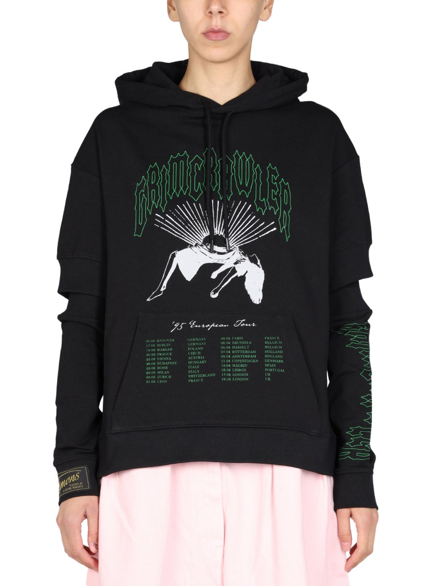 RAF SIMONS Logo Print Sweatshirt - Women’s SS22 Collection