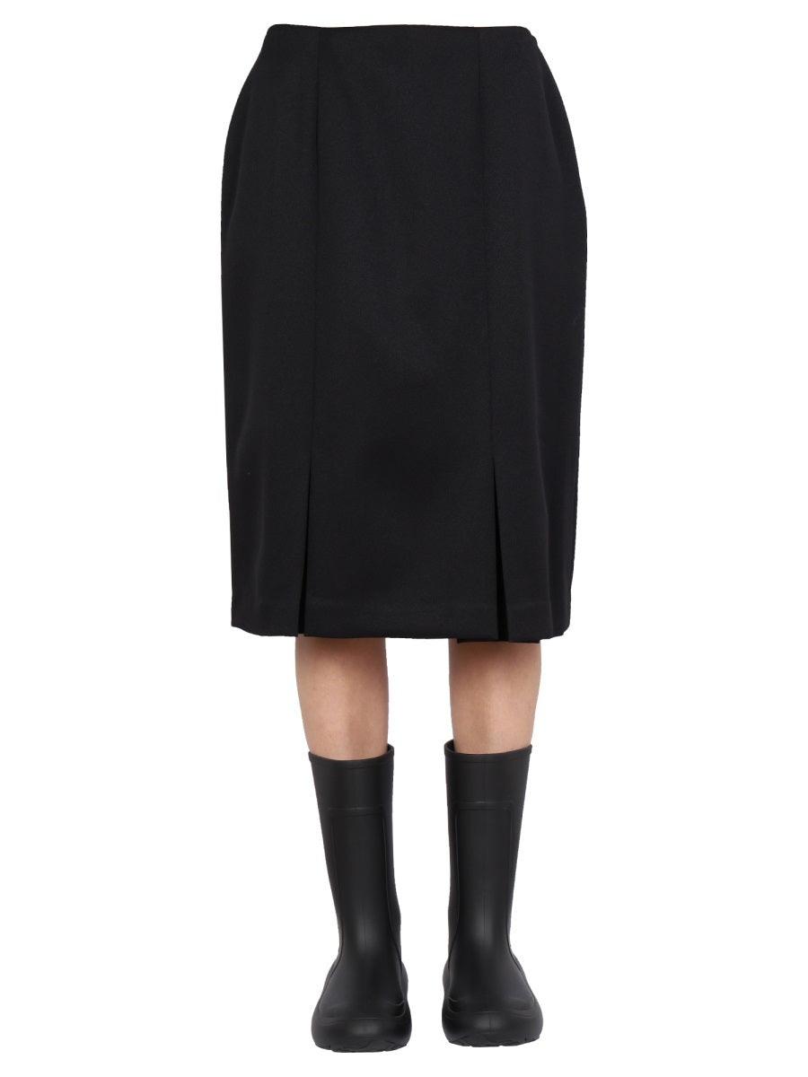 RAF SIMONS Straight Cut Mini Skirt for Women