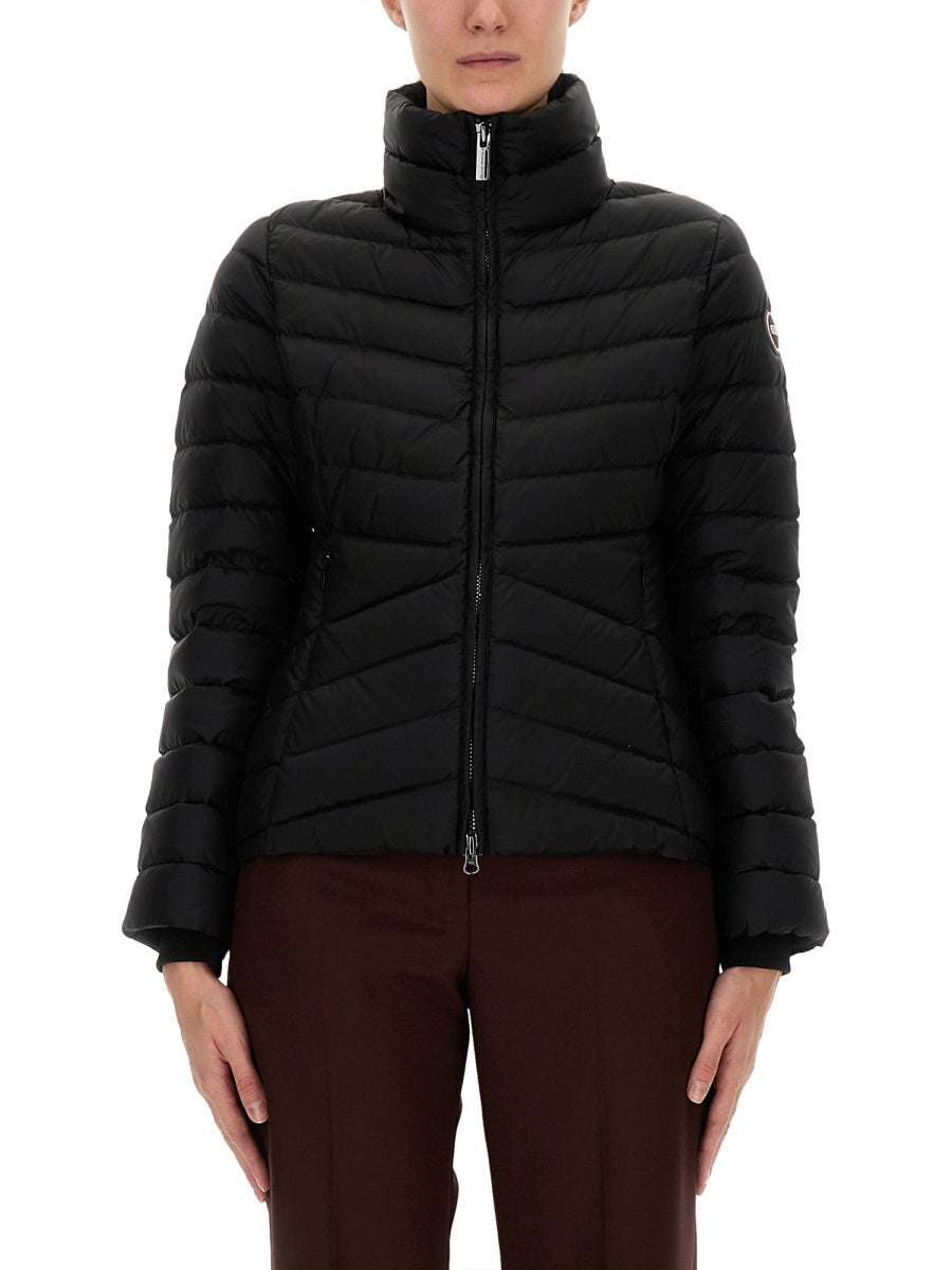 COLMAR Women's Puffer Jacket with Sweater Cuffs - Size 40 IT