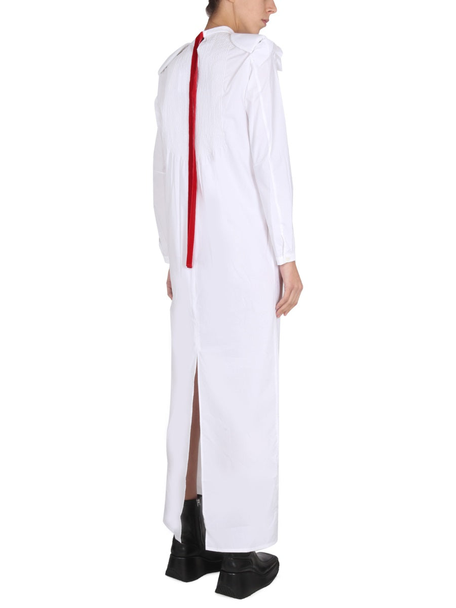 RAF SIMONS Padded Shoulder Shirt Dress