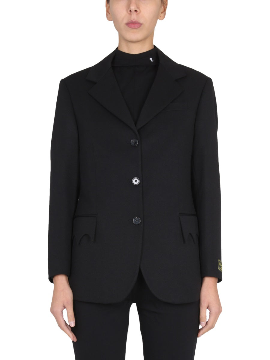 RAF SIMONS Sleek Single-Breasted Mini Jacket for Women