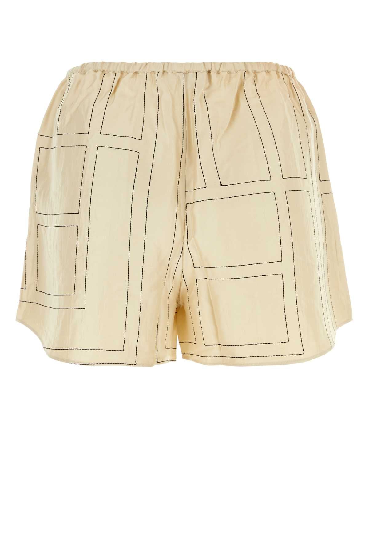 TOTEME Silk Mini Shorts for Women