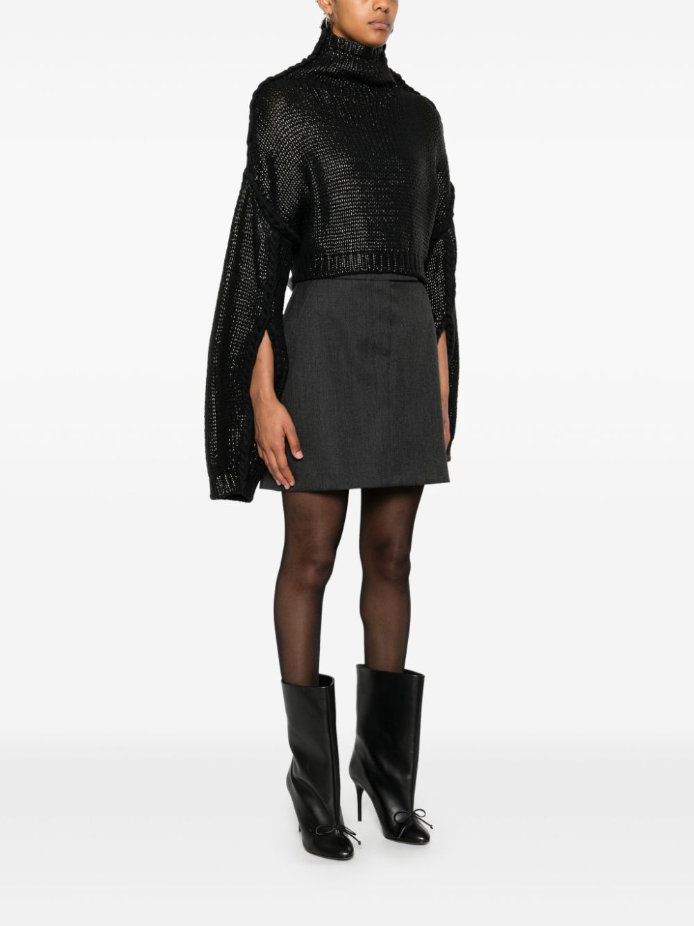 MAX MARA SPORTMAX Cropped Cotton Sweater for Women