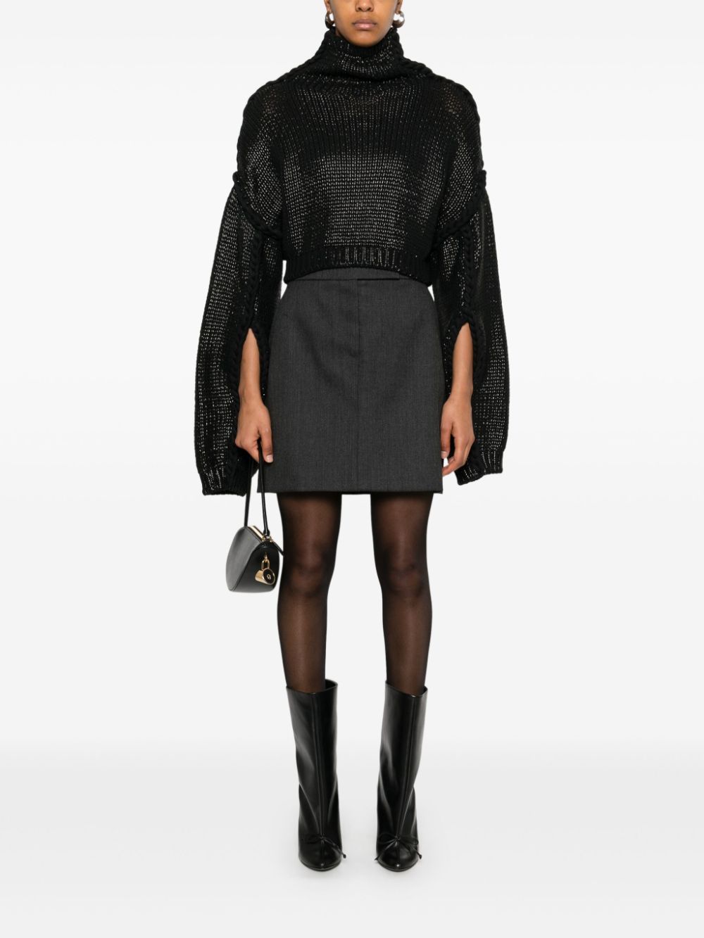 MAX MARA SPORTMAX Cropped Cotton Sweater for Women