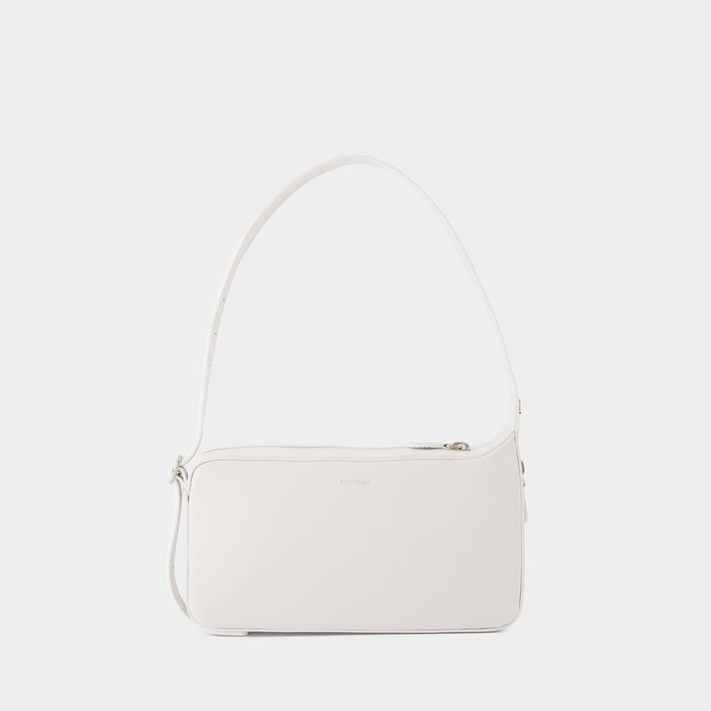 COURREGÈS Mini Racer Baguette Shoulder Handbag