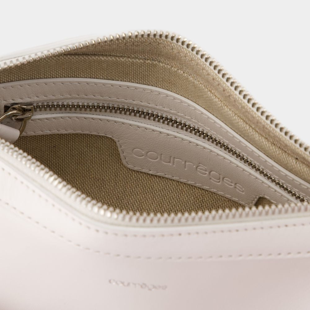 COURREGÈS Mini Racer Baguette Shoulder Handbag