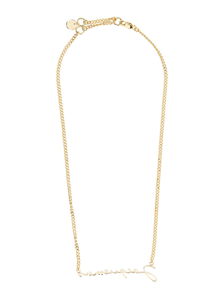 JACQUEMUS Logo Pendant Necklace