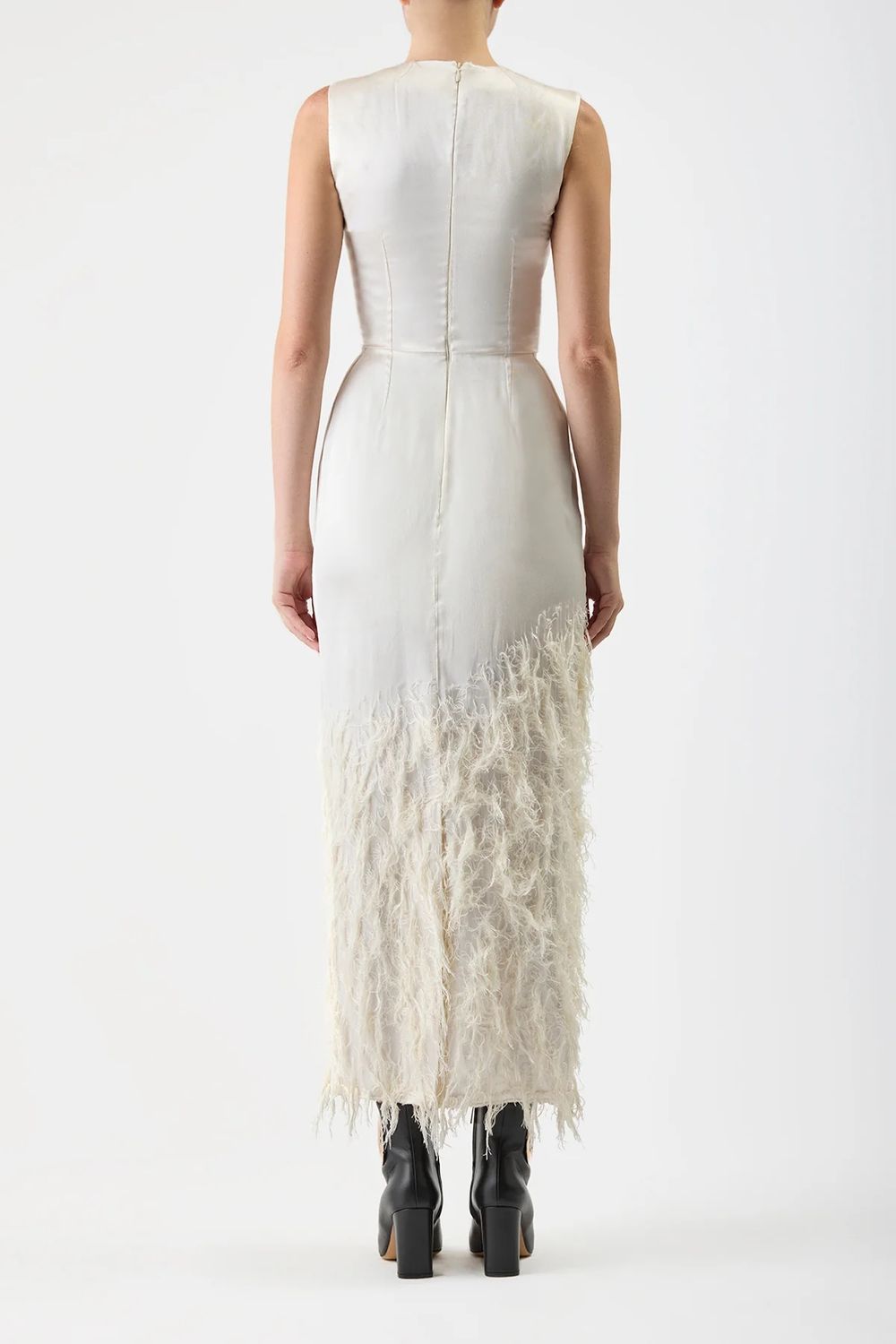 GABRIELA HEARST Feather Mini Dress