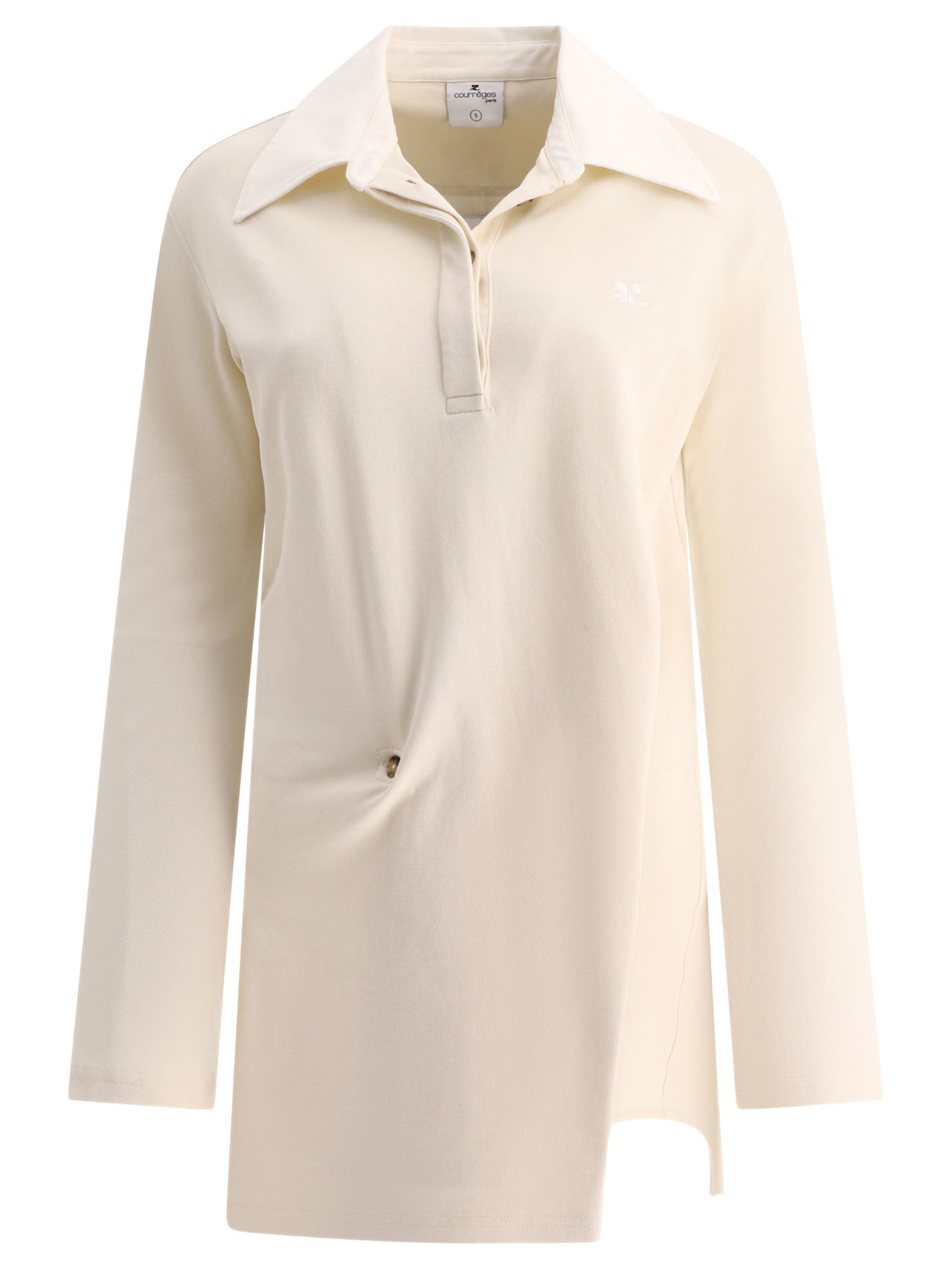 COURRÈGES Twist Polo Mini Dress
