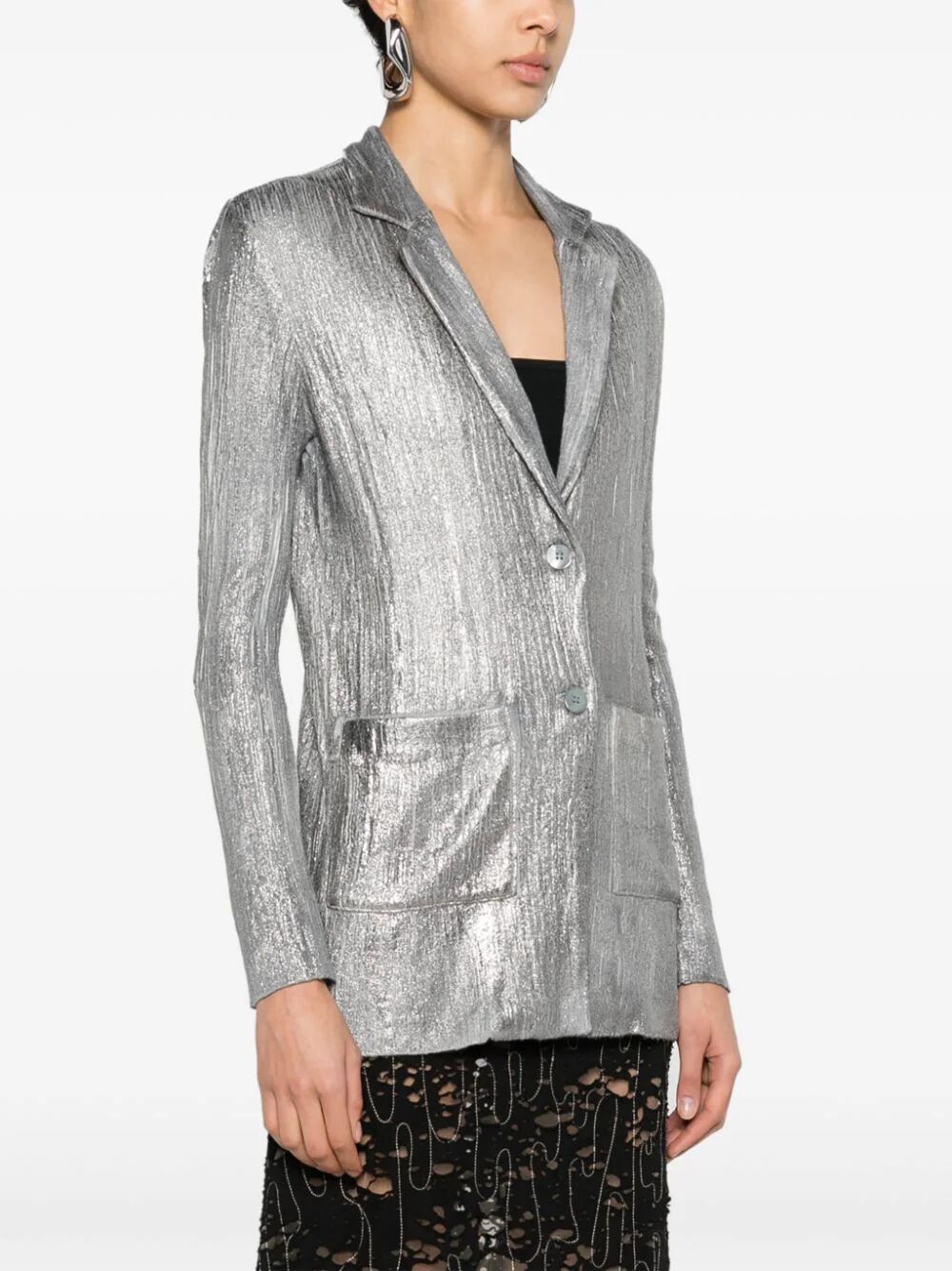 AVANT TOI Wrinkled Stitch Reversible Mini Jacket