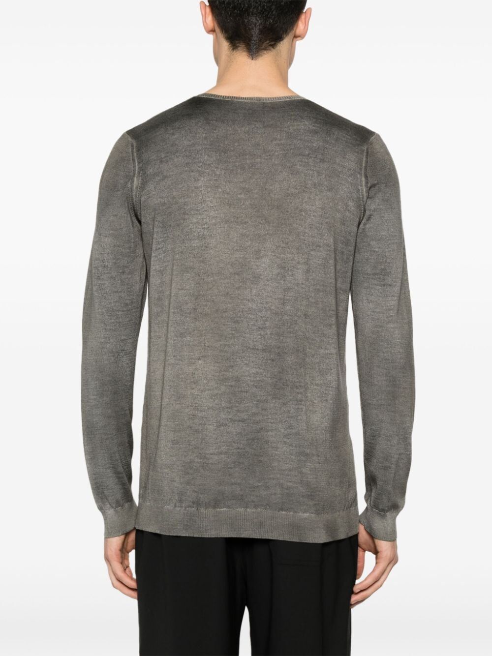 AVANT TOI Camouflage Effect V-Neck Pullover