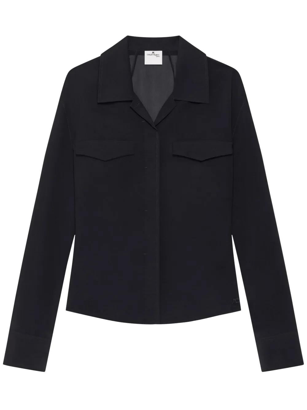 COURREGÈS Chic Pocketed Blouse for Women - SS25 Collection