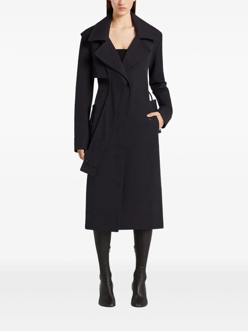 COURREGÈS Twist Cotton Trench Jacket for Women