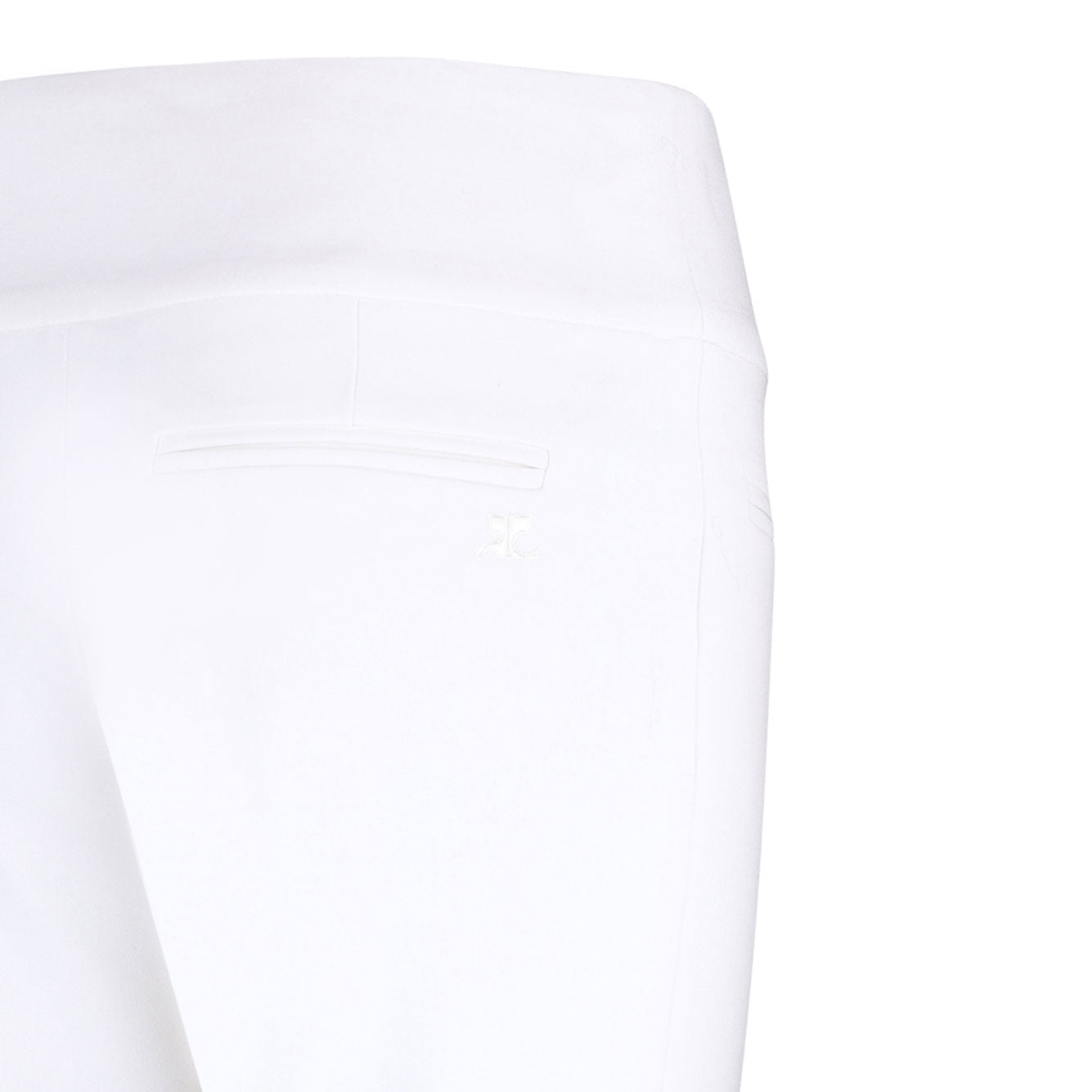 COURREGÈS Heritage Inspired Polyester Trousers for Women