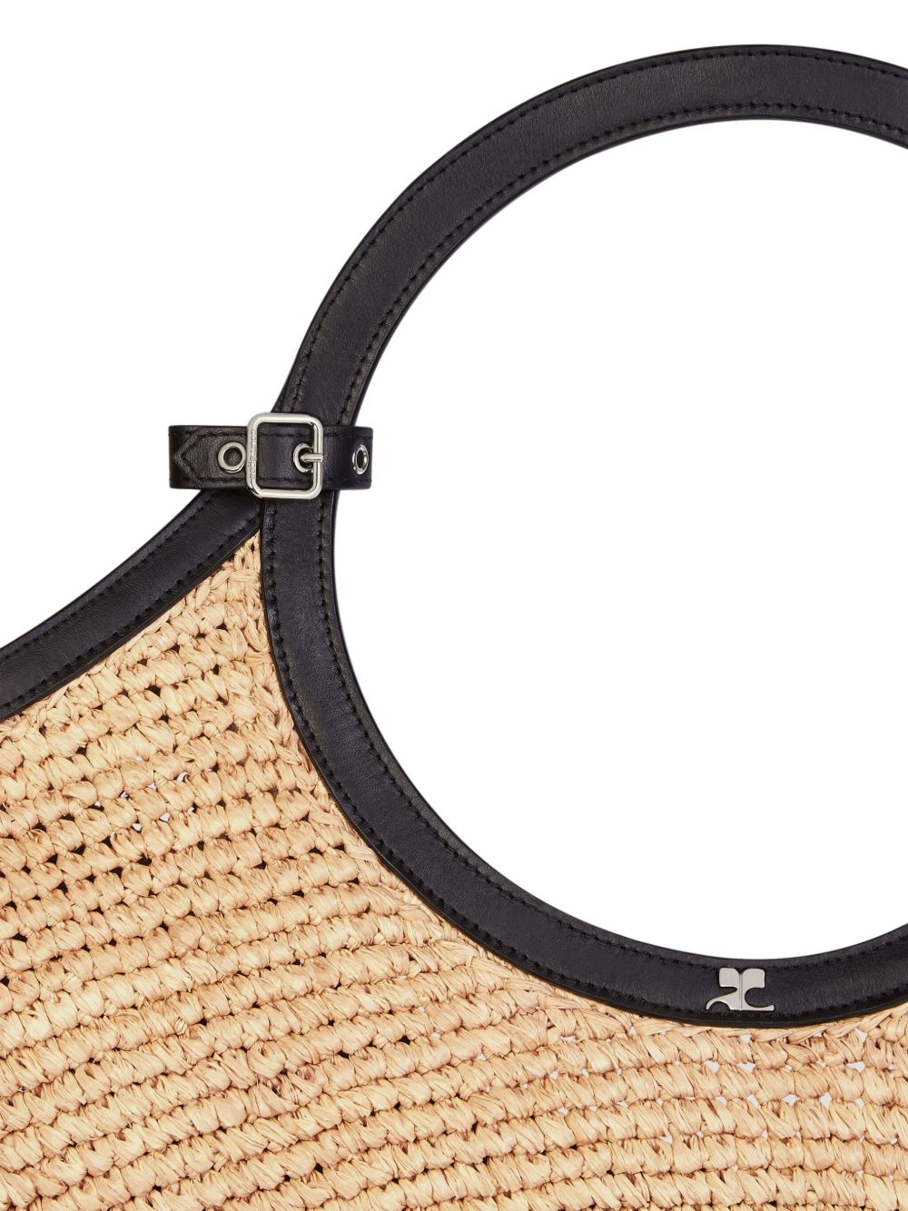 COURREGÈS Stylish Raffia Tote Handbag