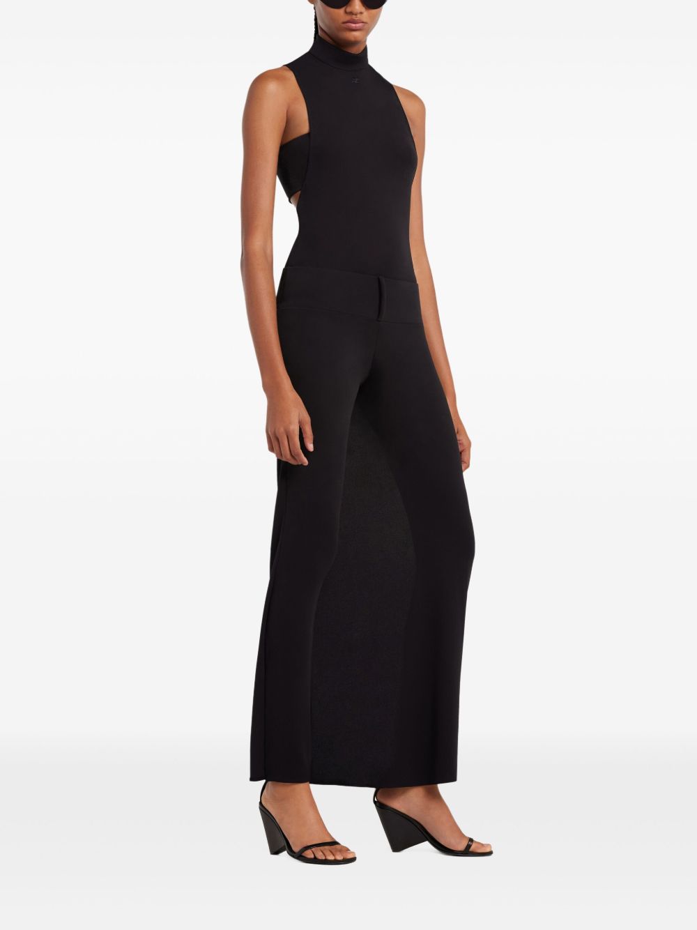 COURREGÈS Infinity Crepe T-Shirt Pants for Women