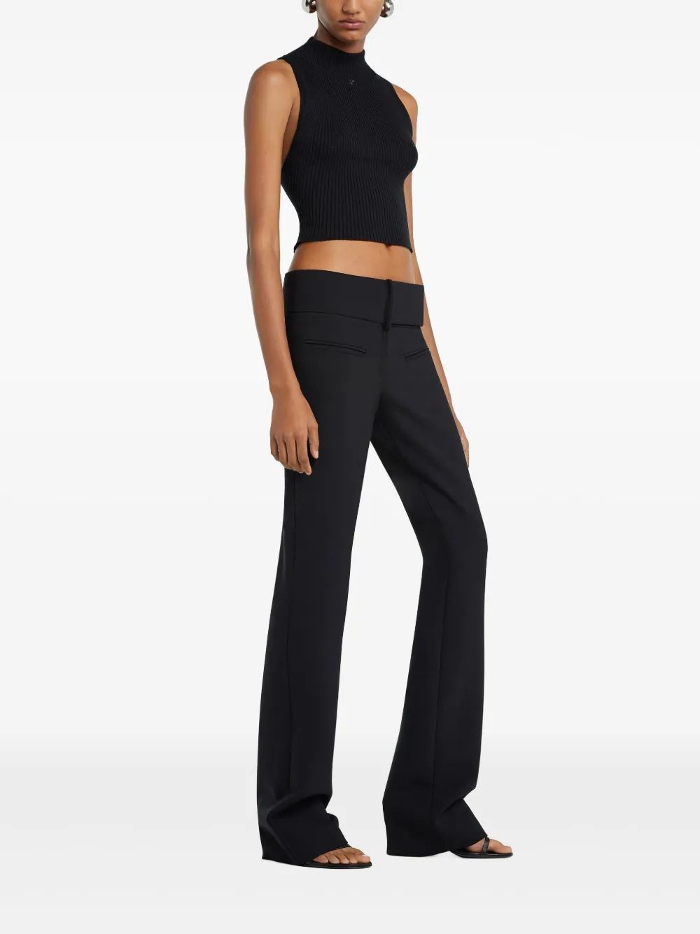 COURREGÈS Mockneck T-Shirt for Women - SS25 Collection