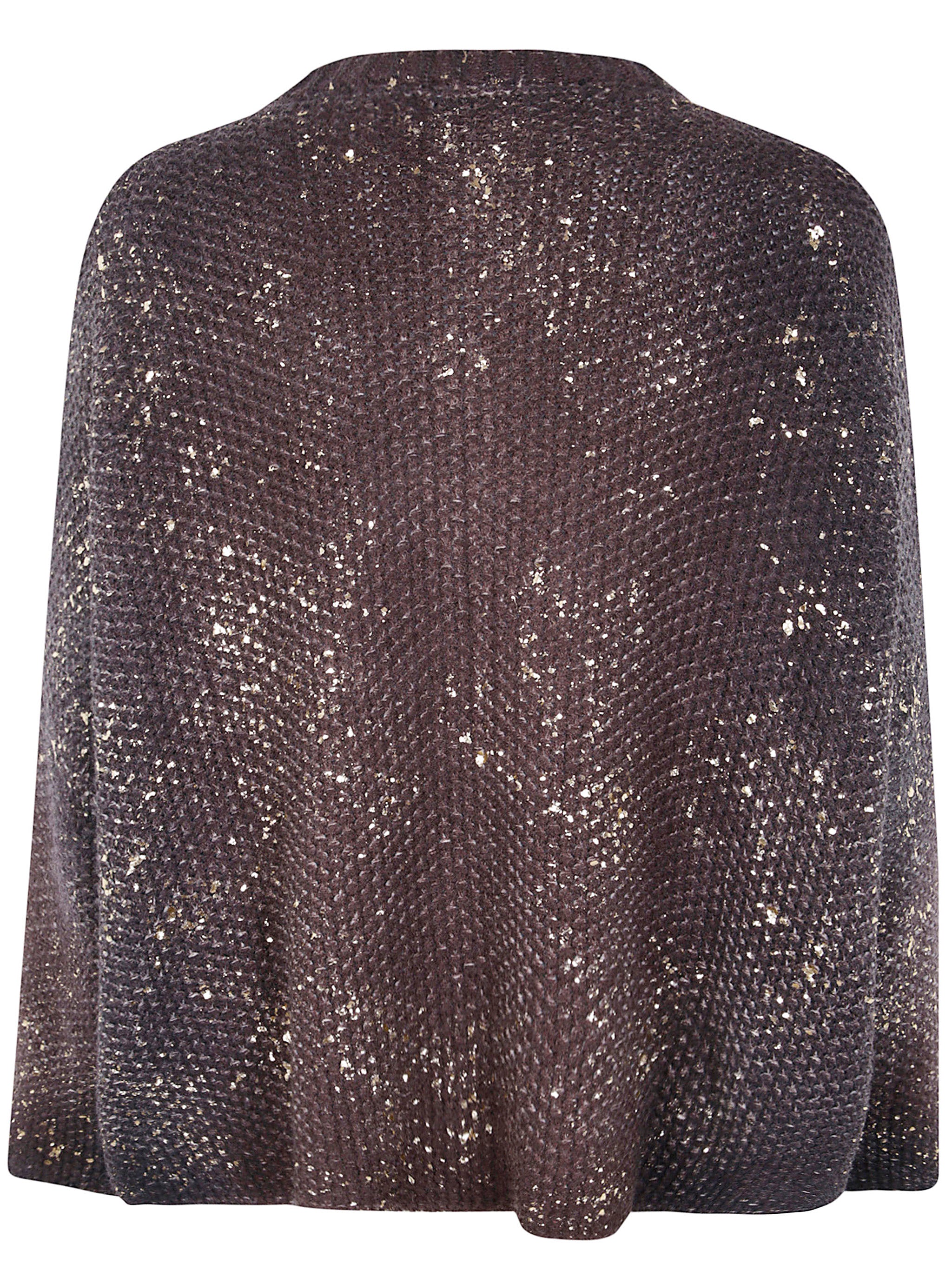 AVANT TOI Textured Round Neck Pullover with Lamination and Studs